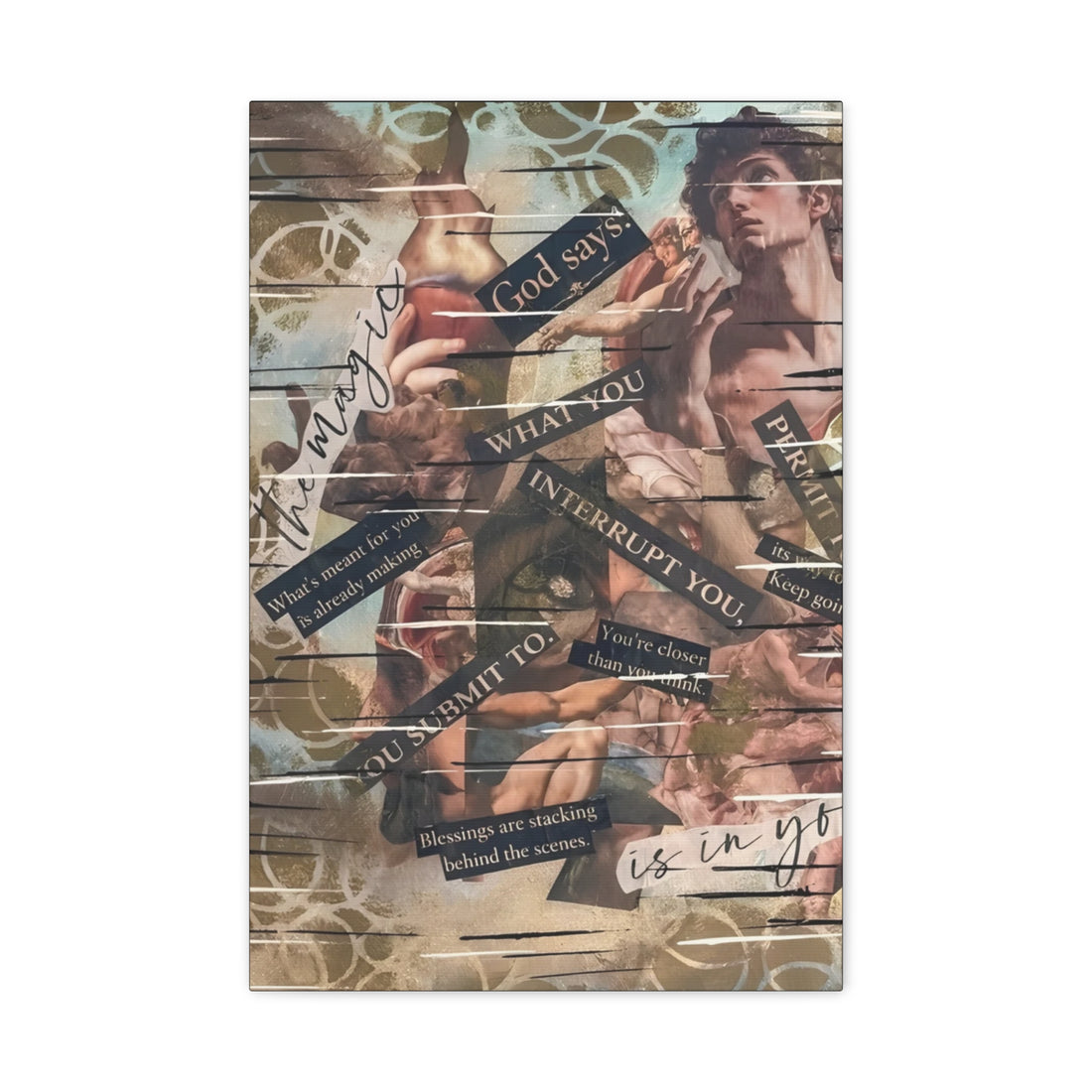 Anatomy of Interruption  — Canvas Print