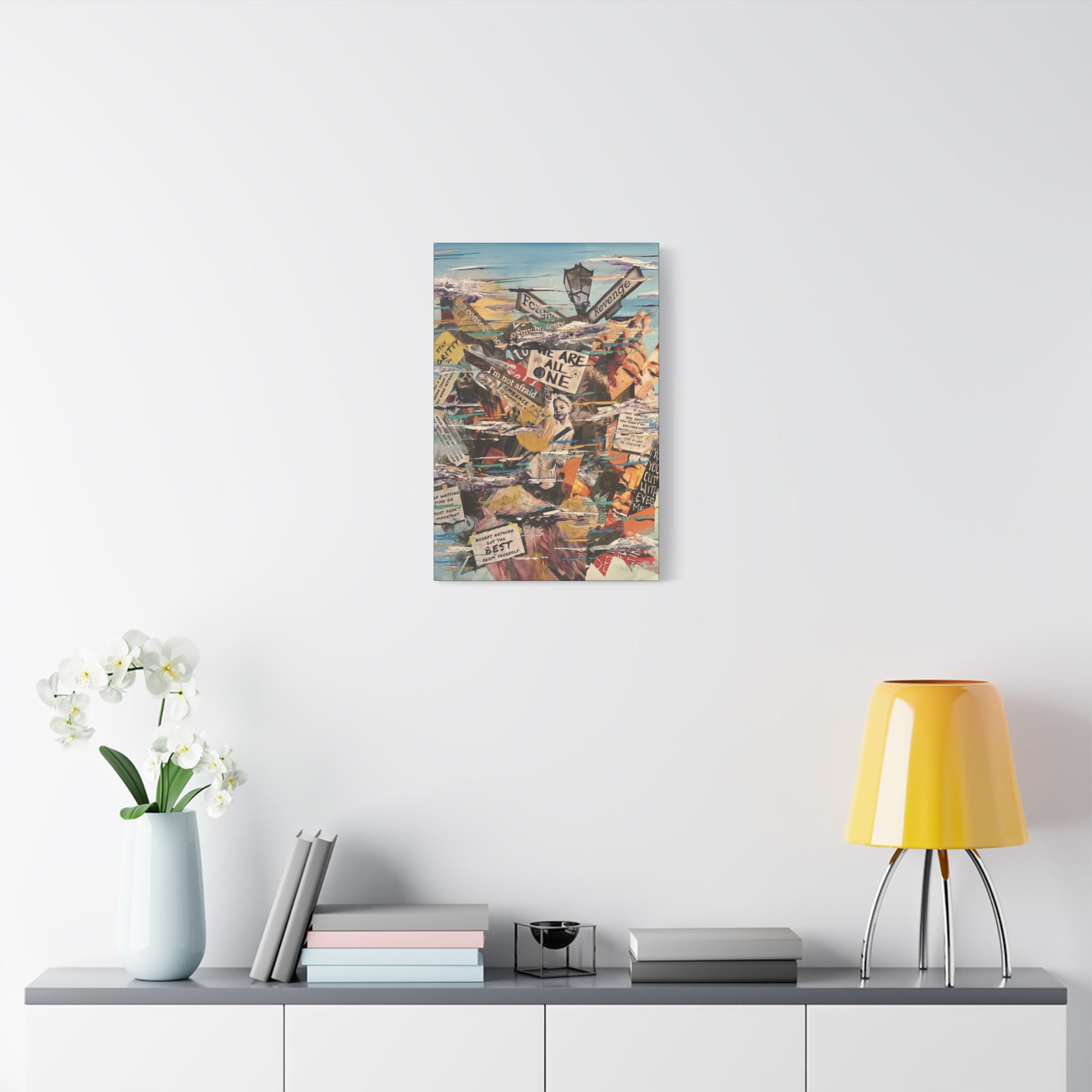 Justice vs Revenge  — Canvas Print