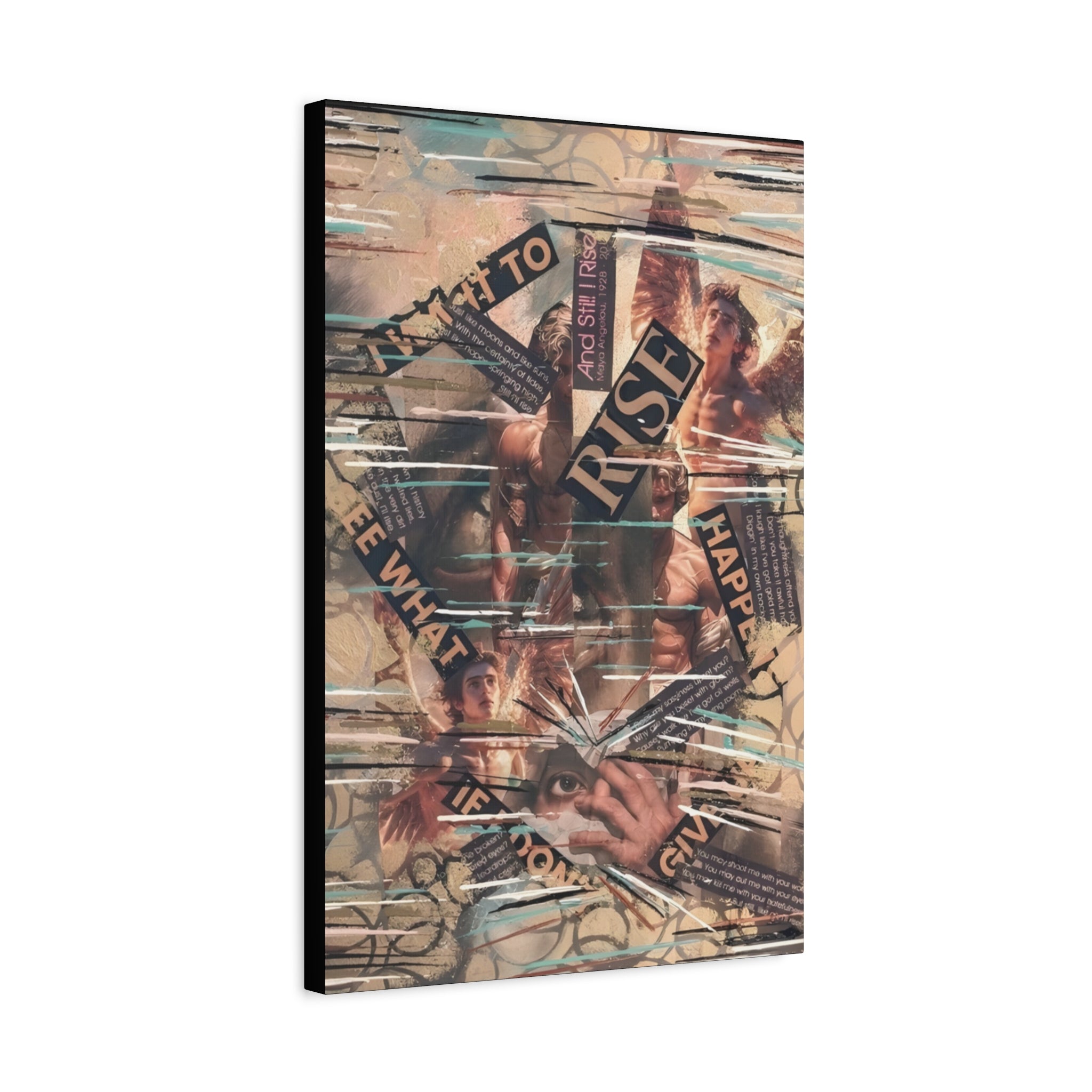 The Eye That Refuses the Illusion  — Canvas Print