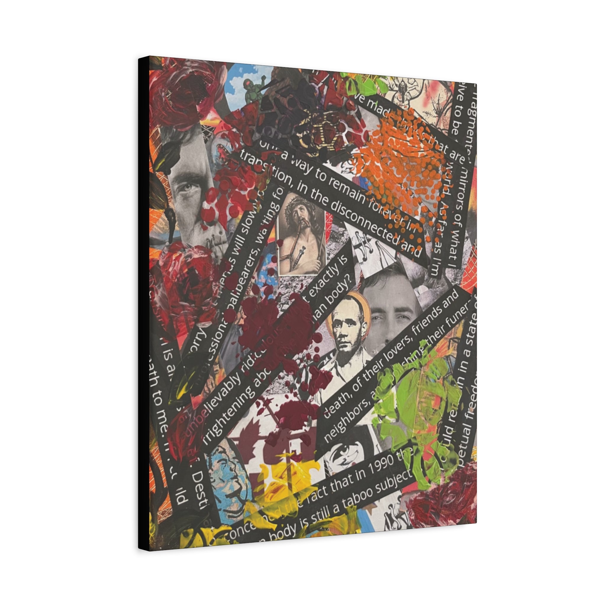 Portraits in  Layers of Defiance  — Canvas Print