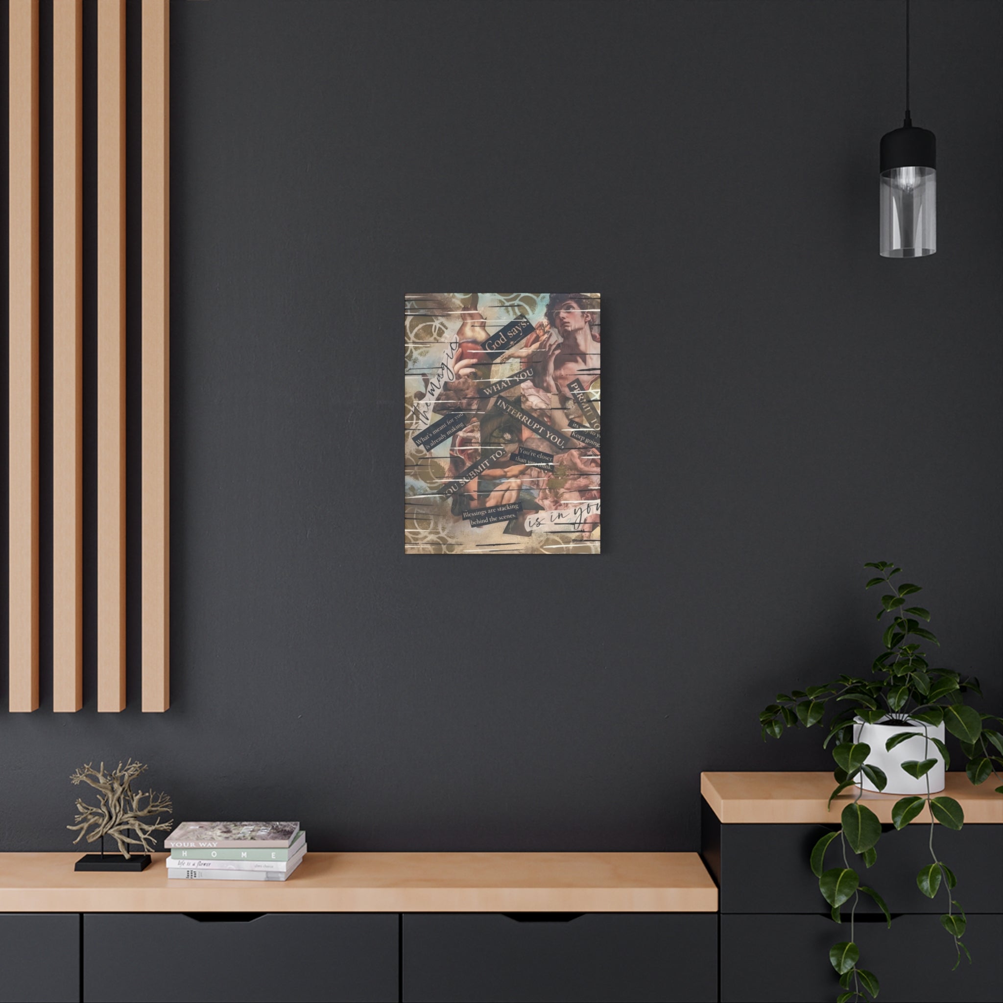 Anatomy of Interruption  — Canvas Print