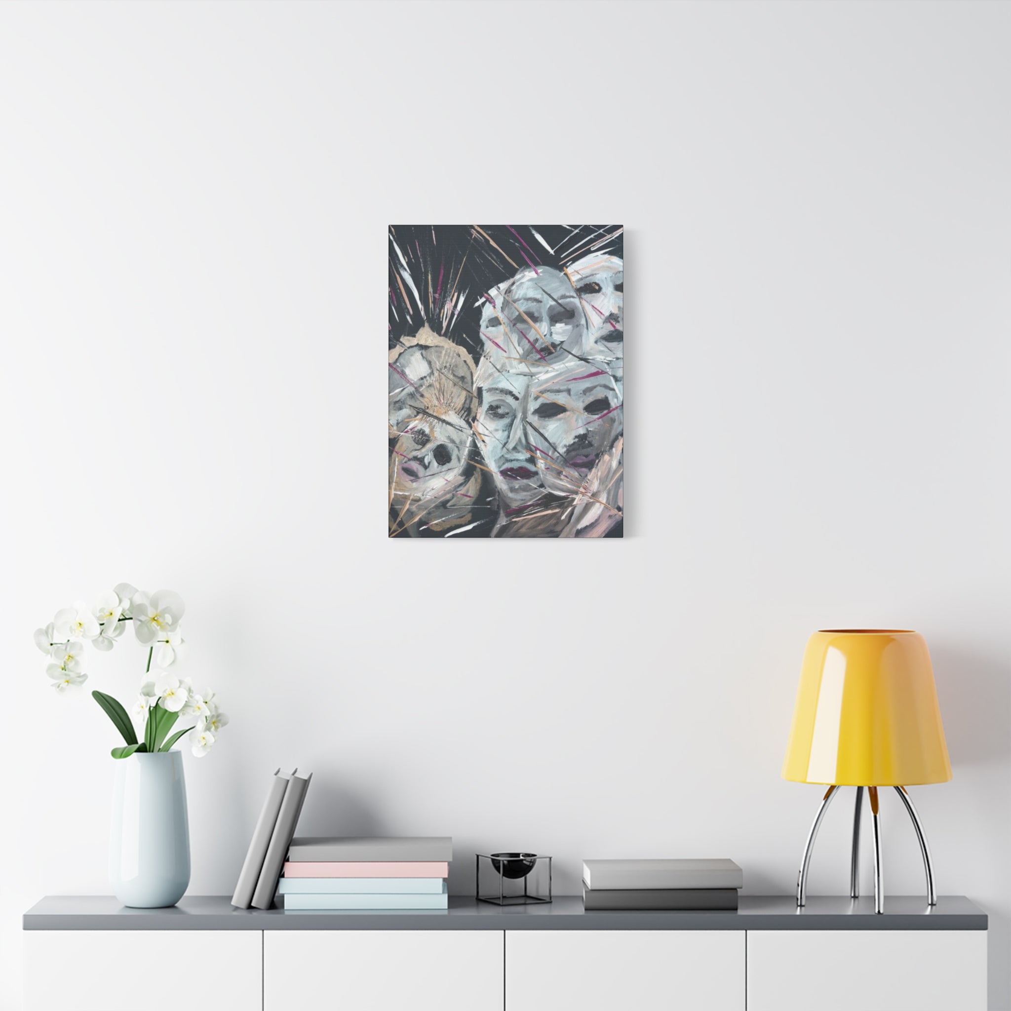 Faces of Unmasked  Shadows  — Canvas Print