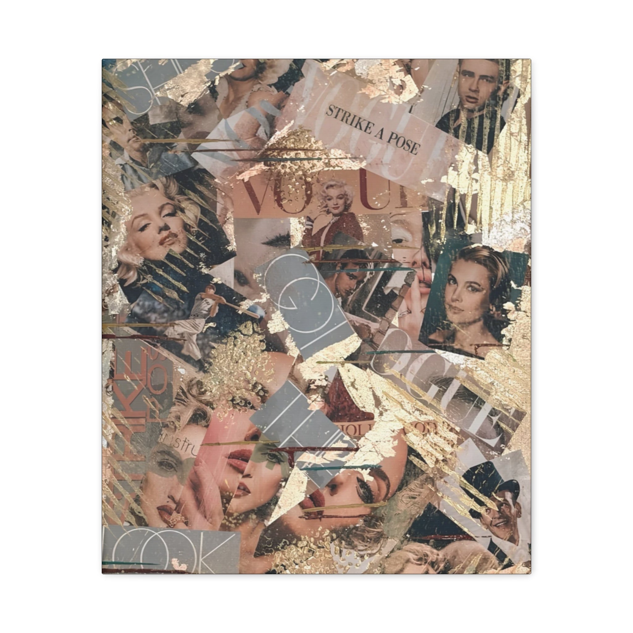 Gold Dust on Borrowed Icons  — Canvas Print