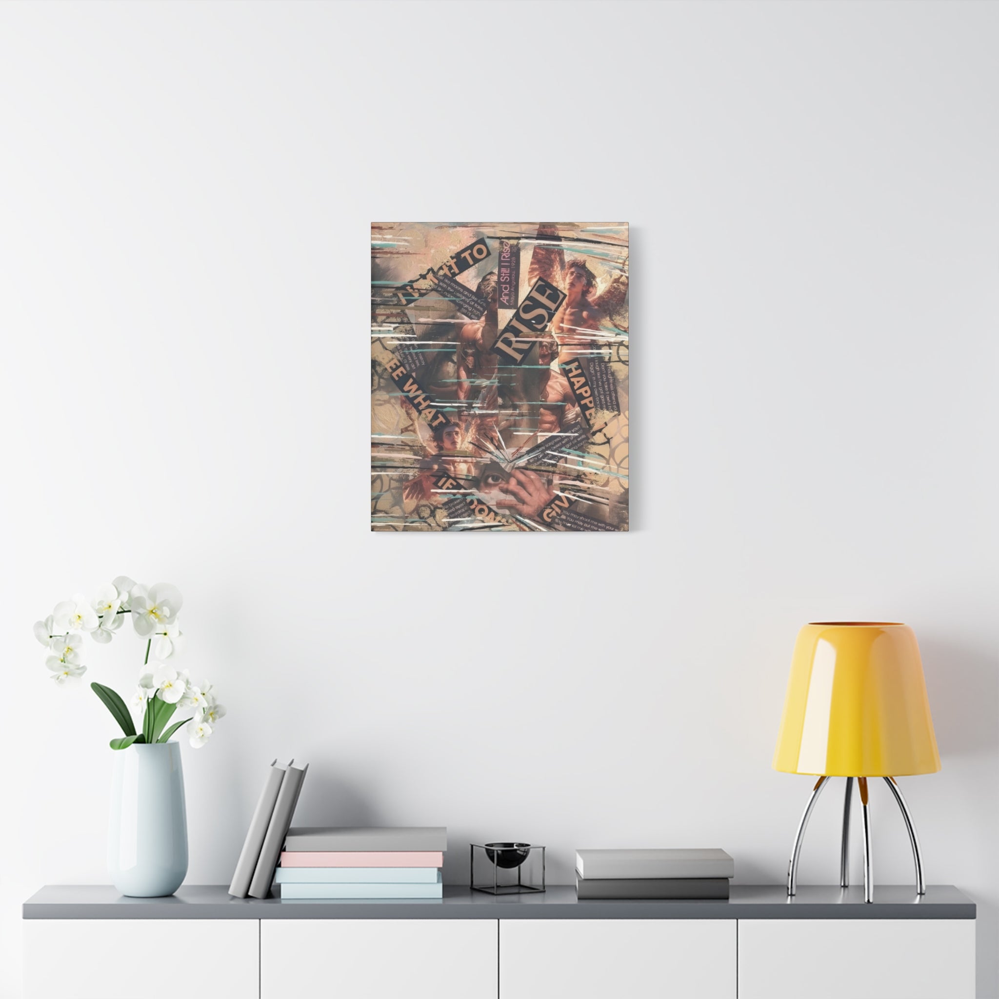The Eye That Refuses the Illusion  — Canvas Print