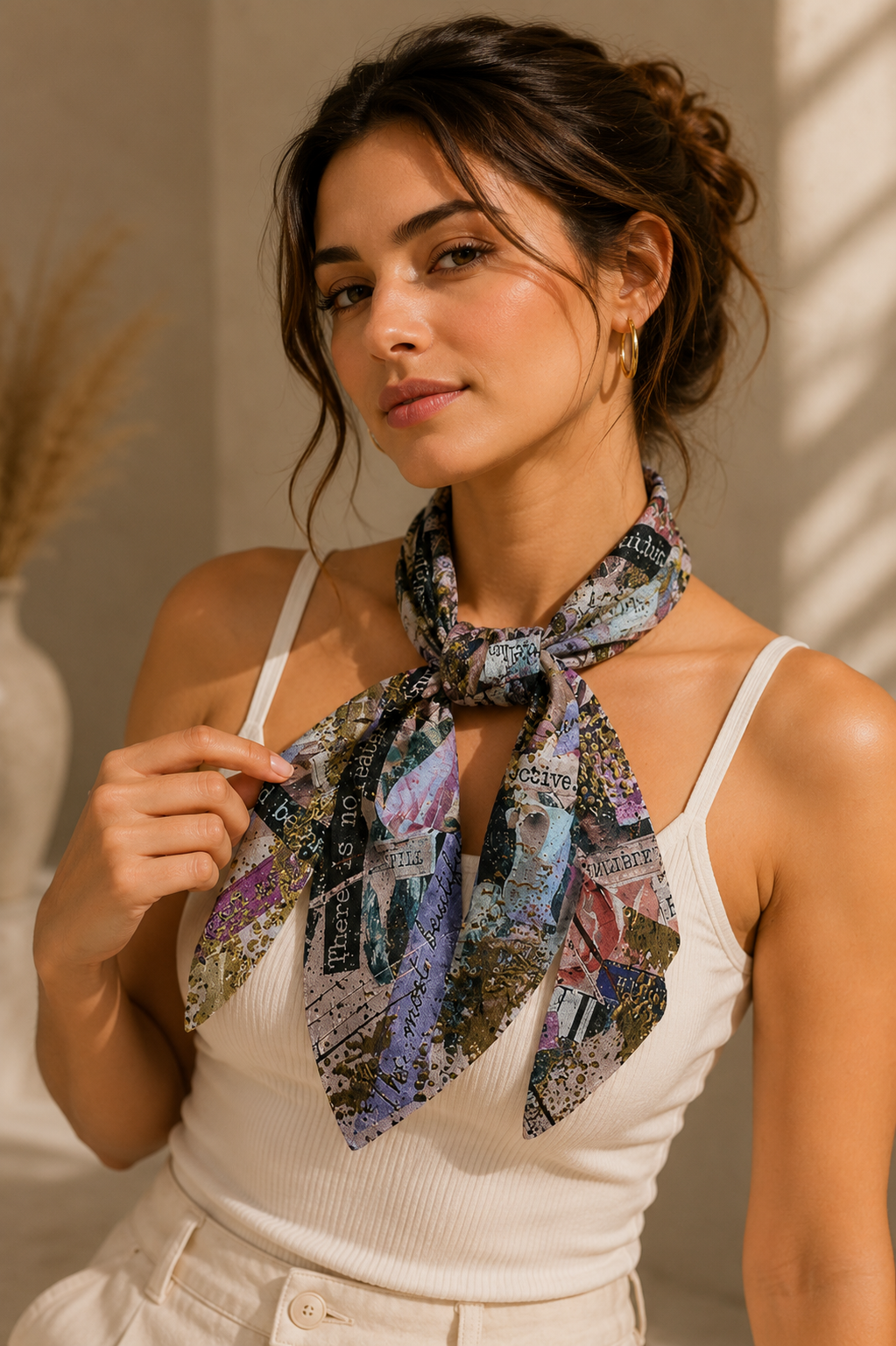 Courage to Be Seen Isabelle Chiffon Square