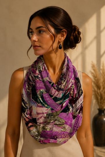 Winter Was Only Waiting for Spring Nora Infinity Scarf