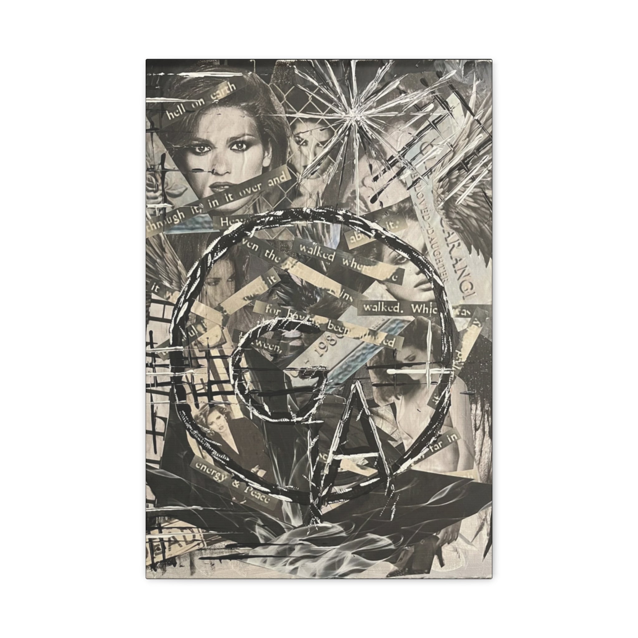 Below, Between, Above, Then Through  — Canvas Print