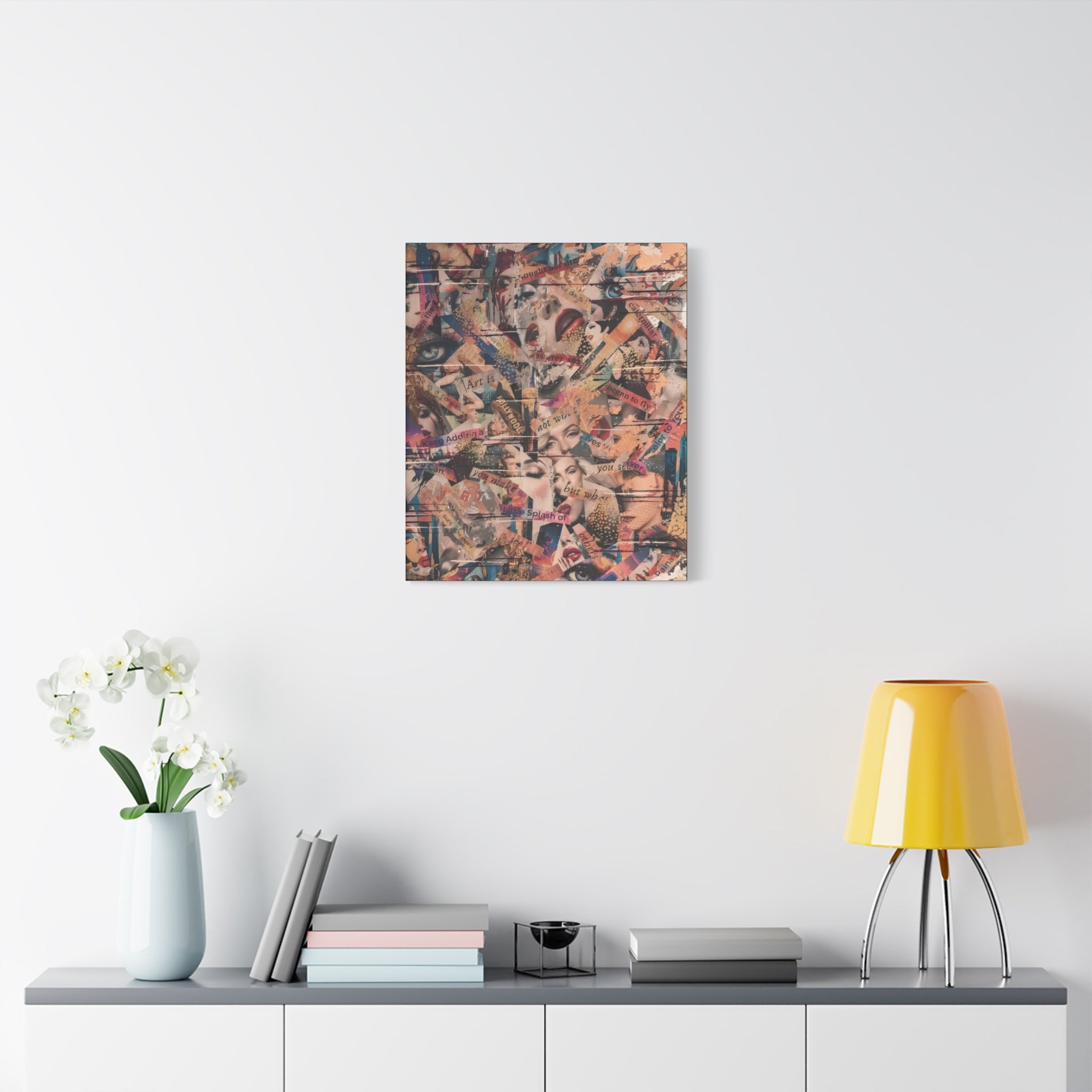 The Chorus of Borrowed Faces  — Canvas Print