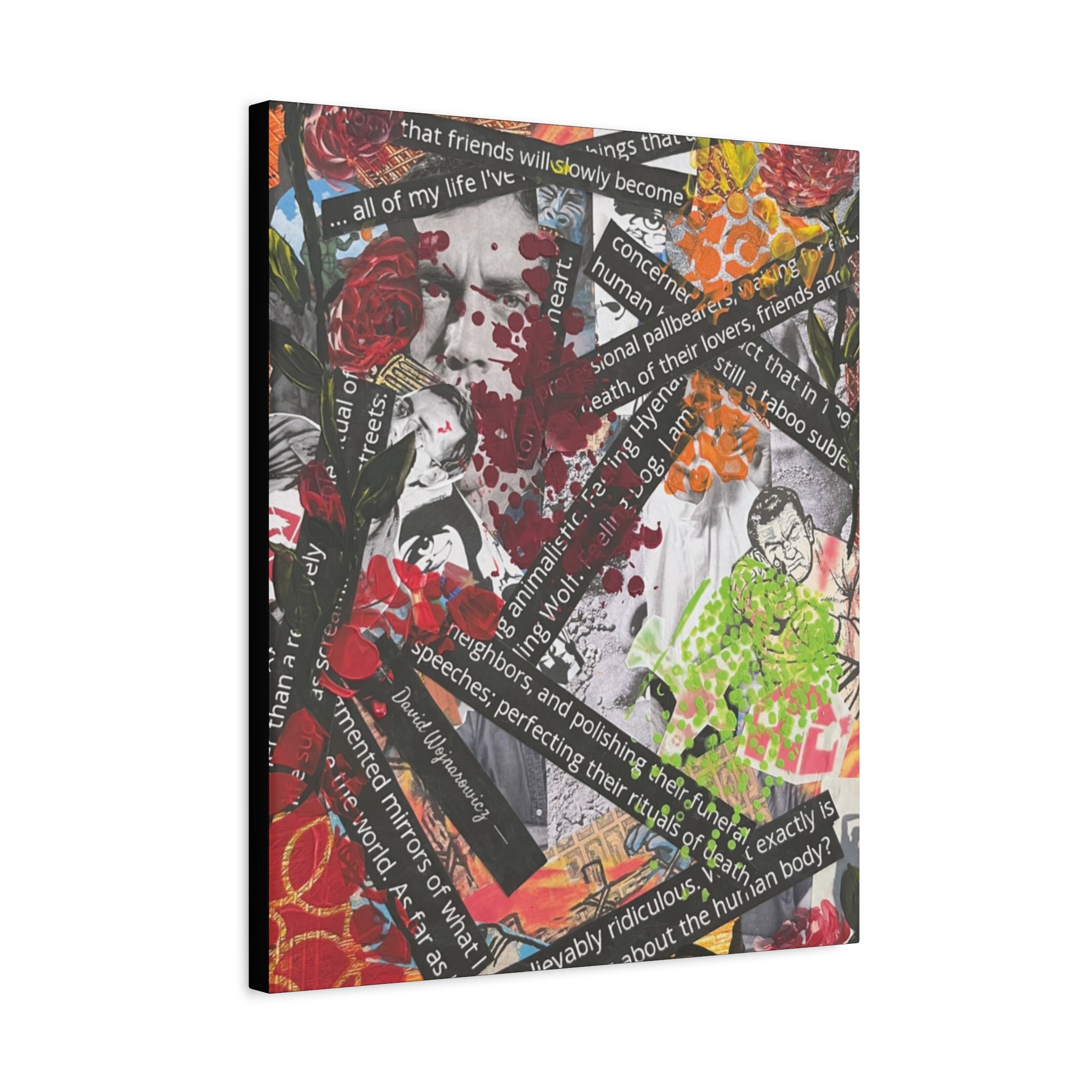 Silent Petals,  Fierce Voices  — Canvas Print