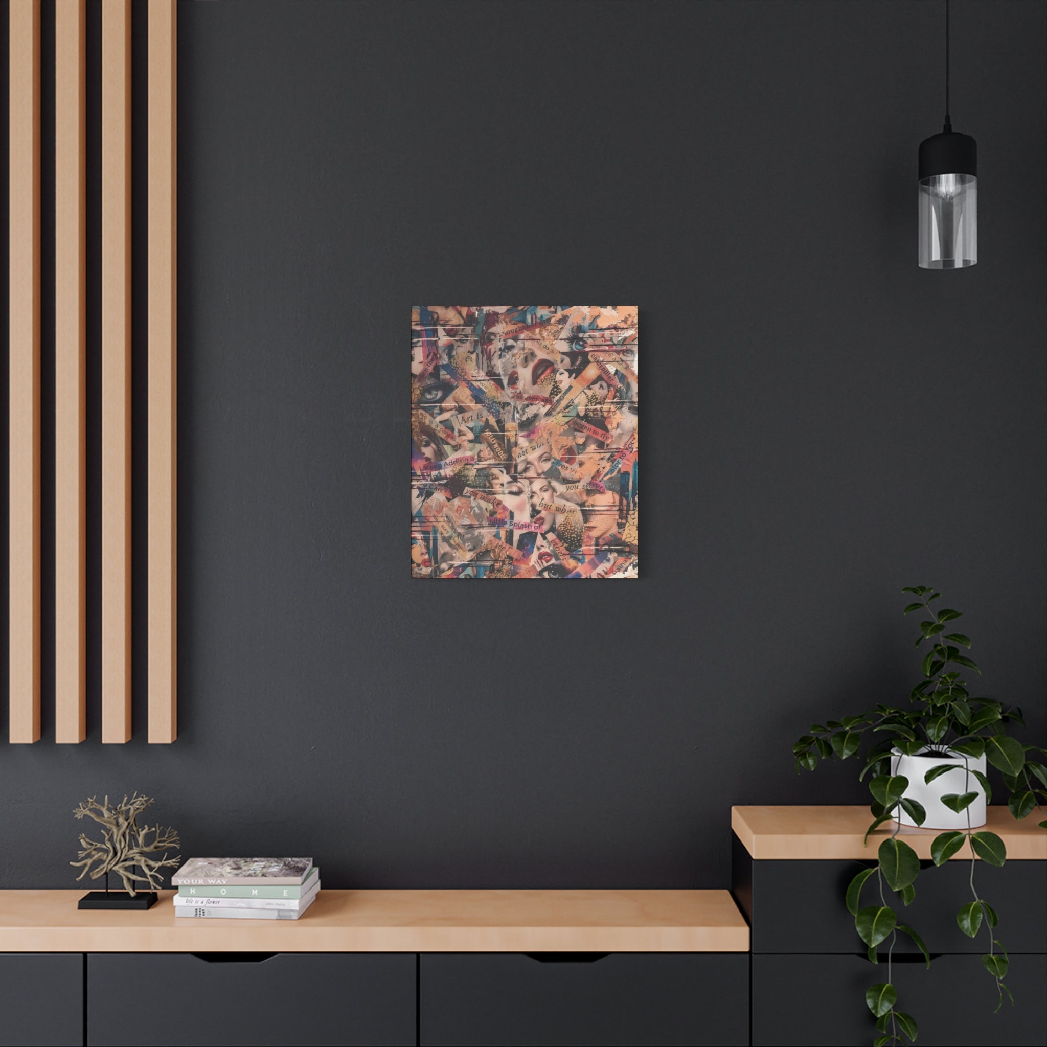 The Chorus of Borrowed Faces  — Canvas Print