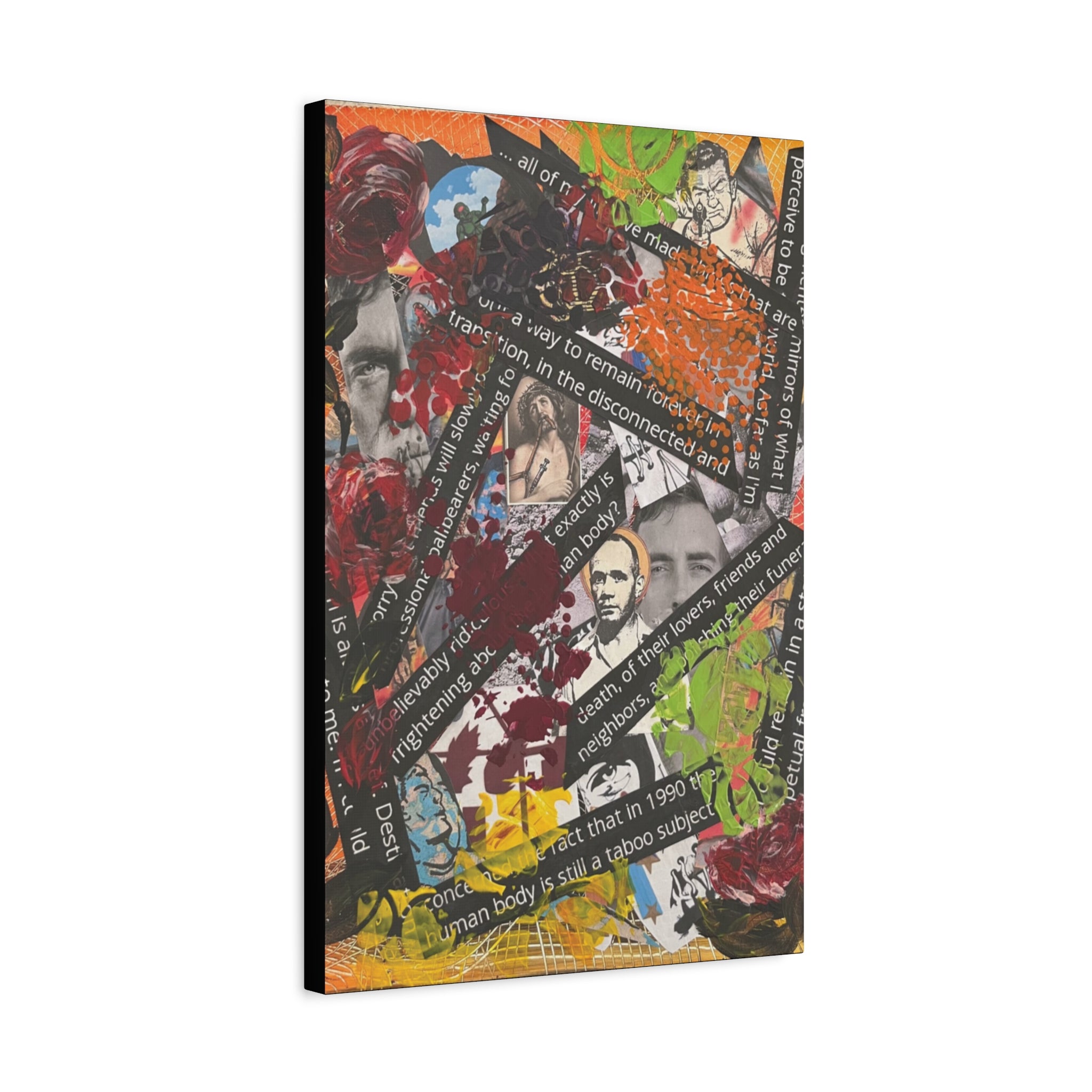 Portraits in  Layers of Defiance  — Canvas Print