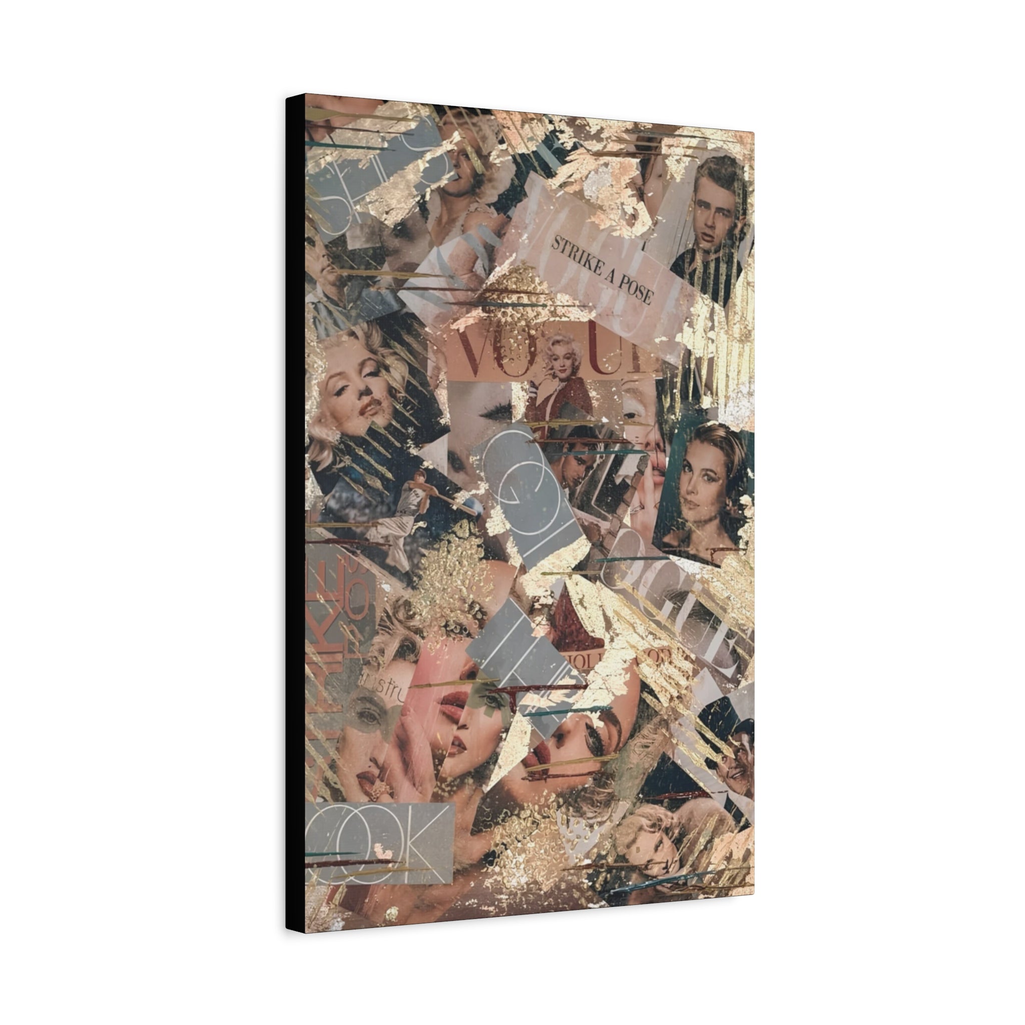 Gold Dust on Borrowed Icons  — Canvas Print