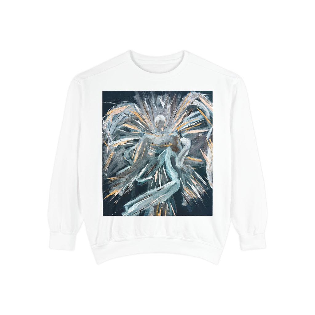 Love Yourself Unisex Garment-Dyed Sweatshirt - Cozy Inspirational Apparel