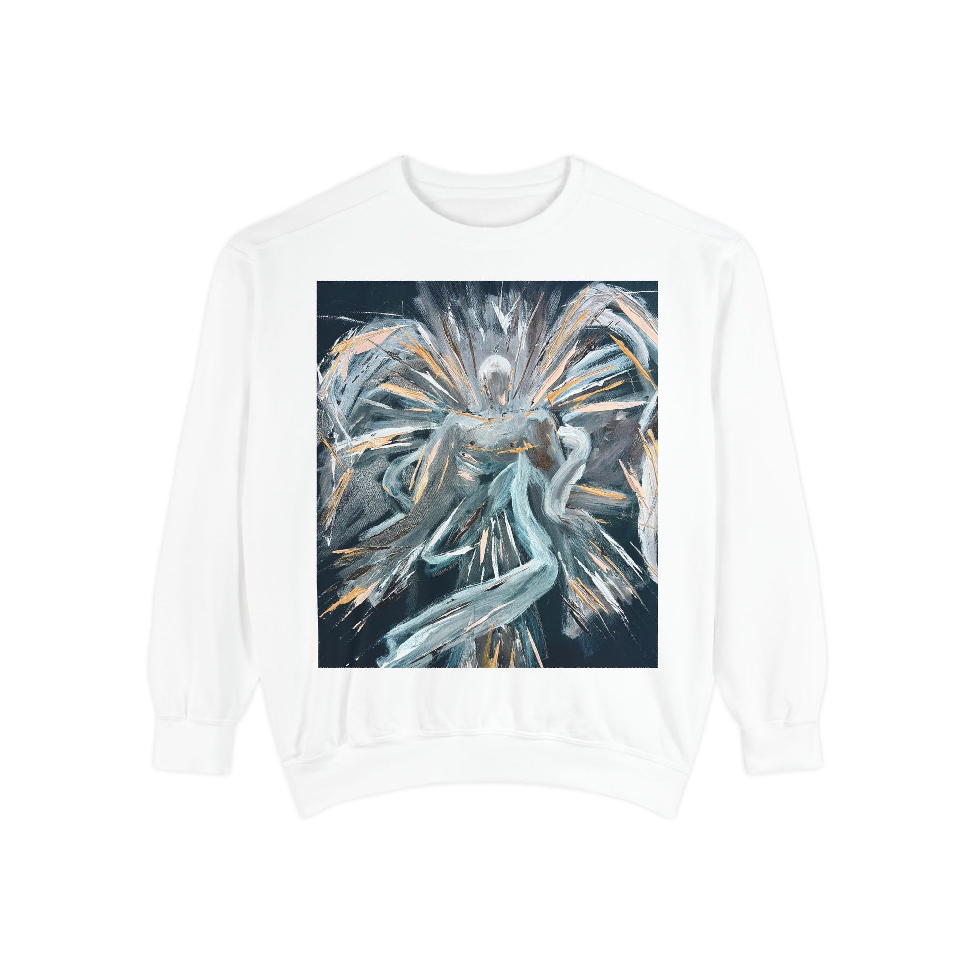 Love Yourself Unisex Garment-Dyed Sweatshirt - Cozy Inspirational Apparel