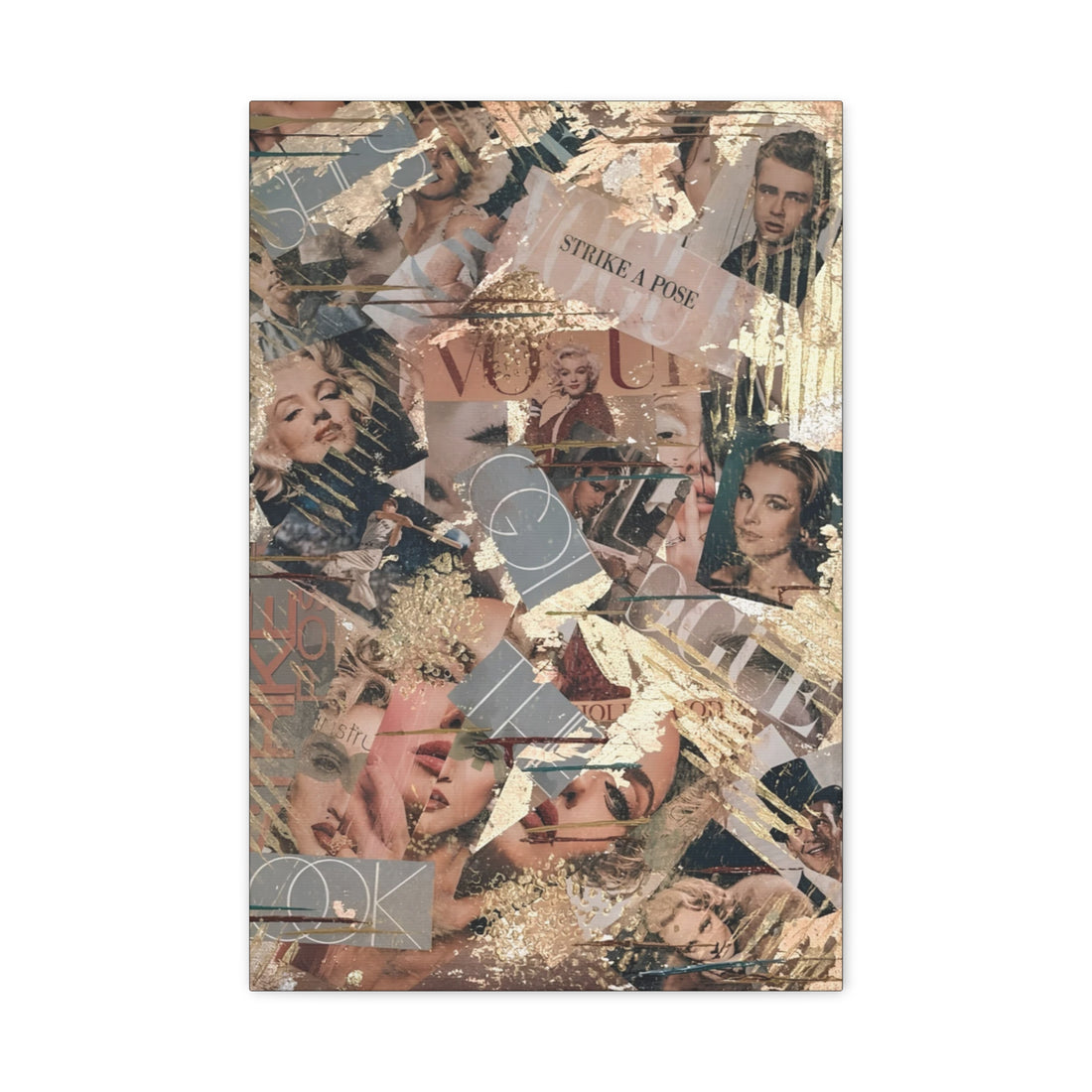 Gold Dust on Borrowed Icons  — Canvas Print