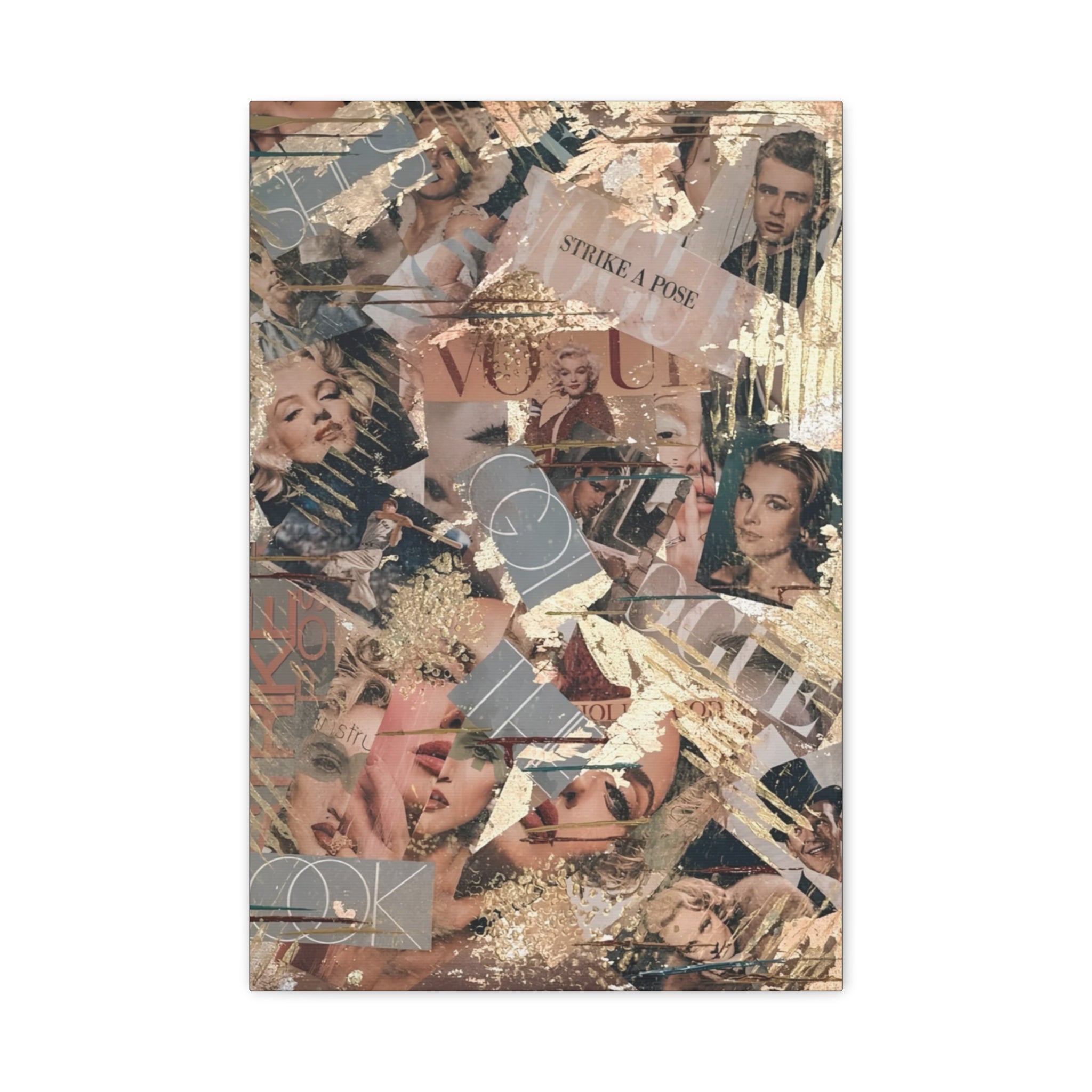 Gold Dust on Borrowed Icons  — Canvas Print