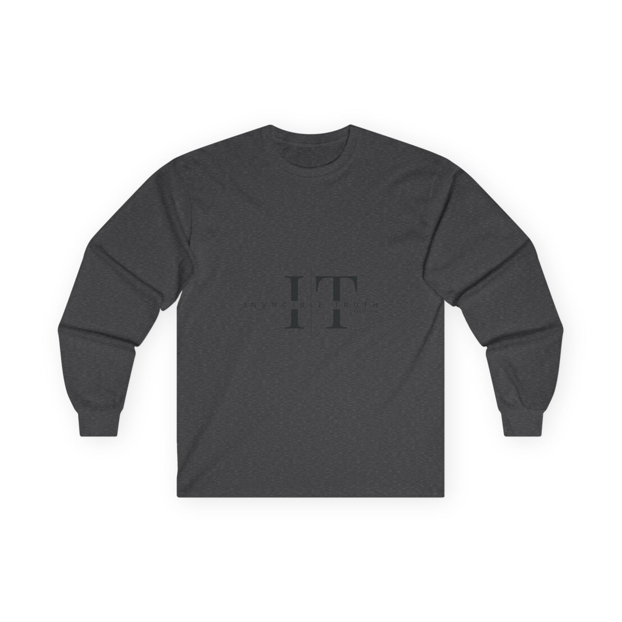 Invincible Truth Logo Long Sleeve T-Shirt – Unisex Ultra Cotton Tee | Minimalist Motivational Apparel | Inspirational Gift for Men & Women