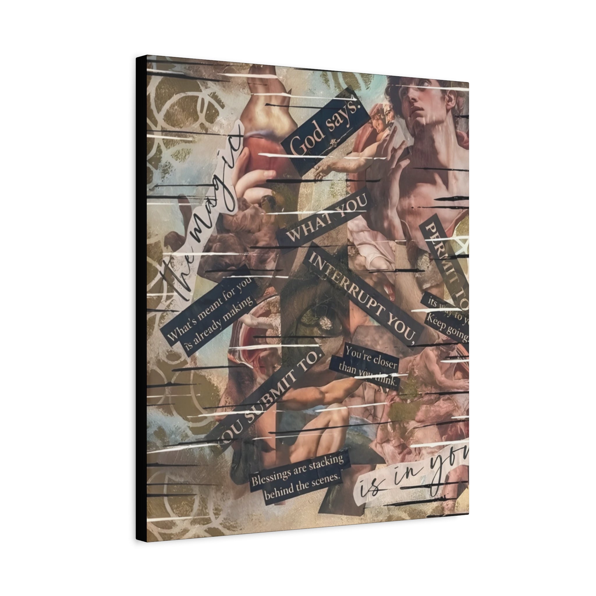 Anatomy of Interruption  — Canvas Print
