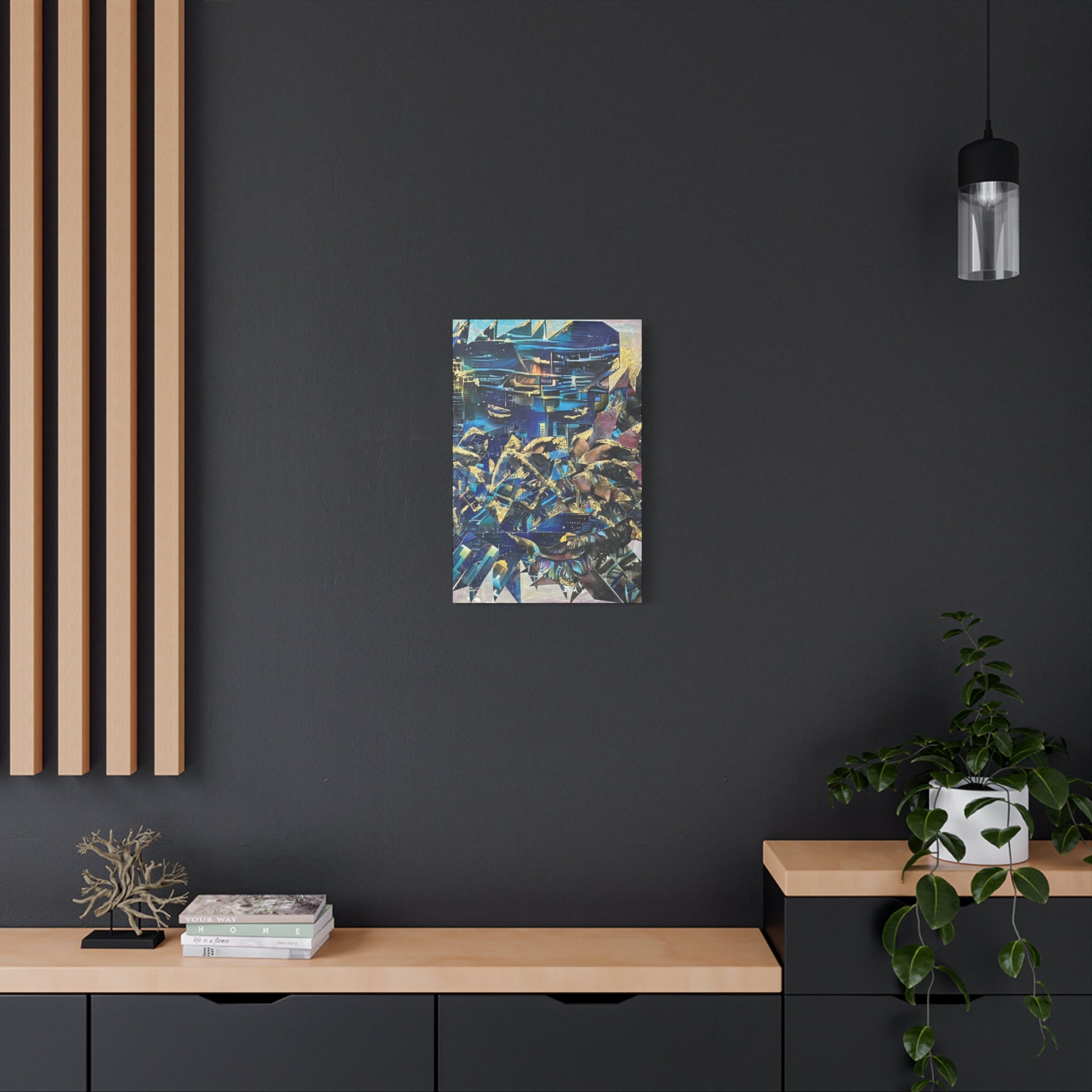 Golden Crown for Those Unseen — Canvas Print