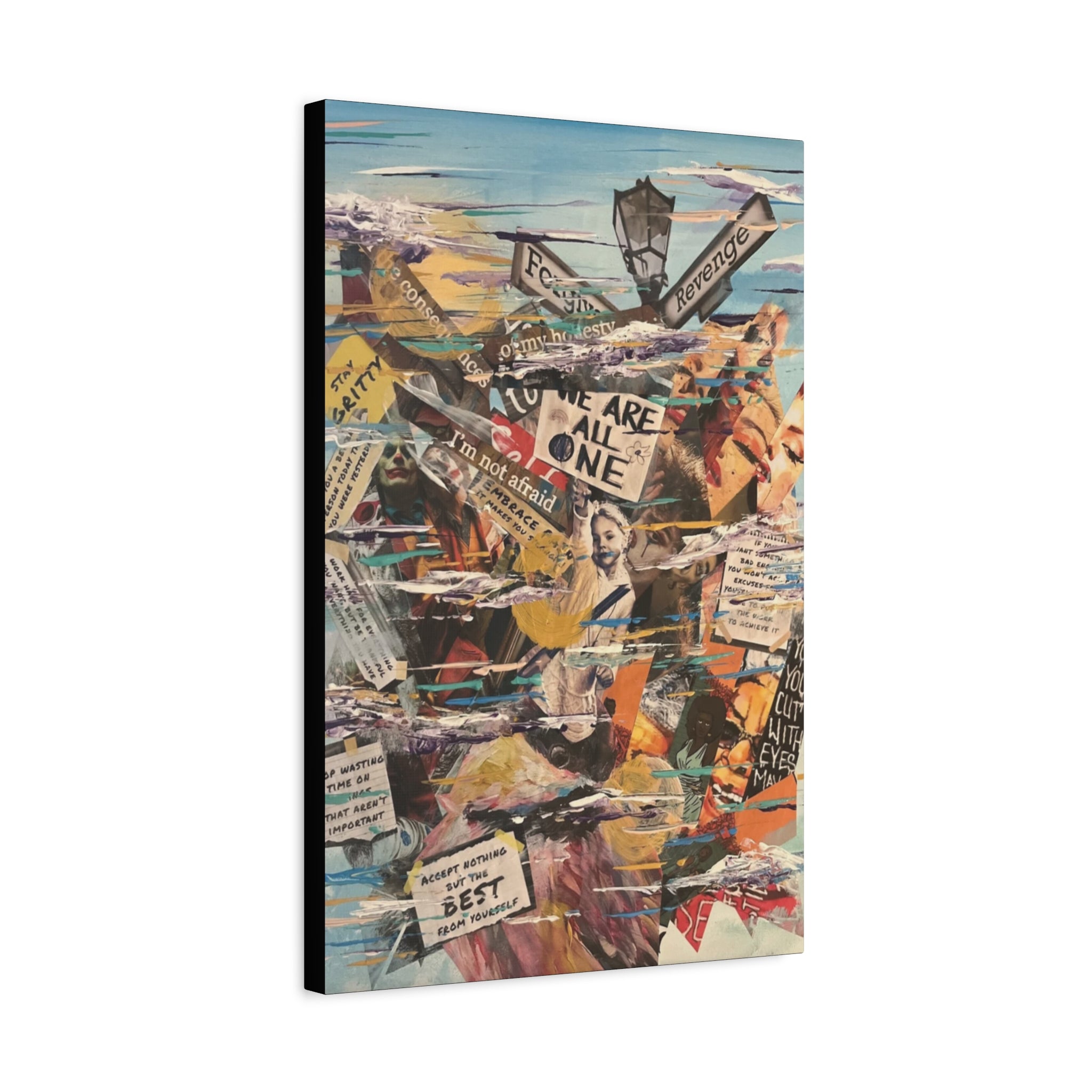 Justice vs Revenge  — Canvas Print