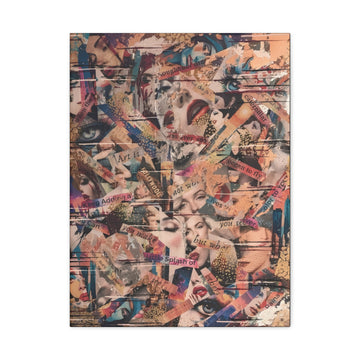 The Chorus of Borrowed Faces  — Canvas Print