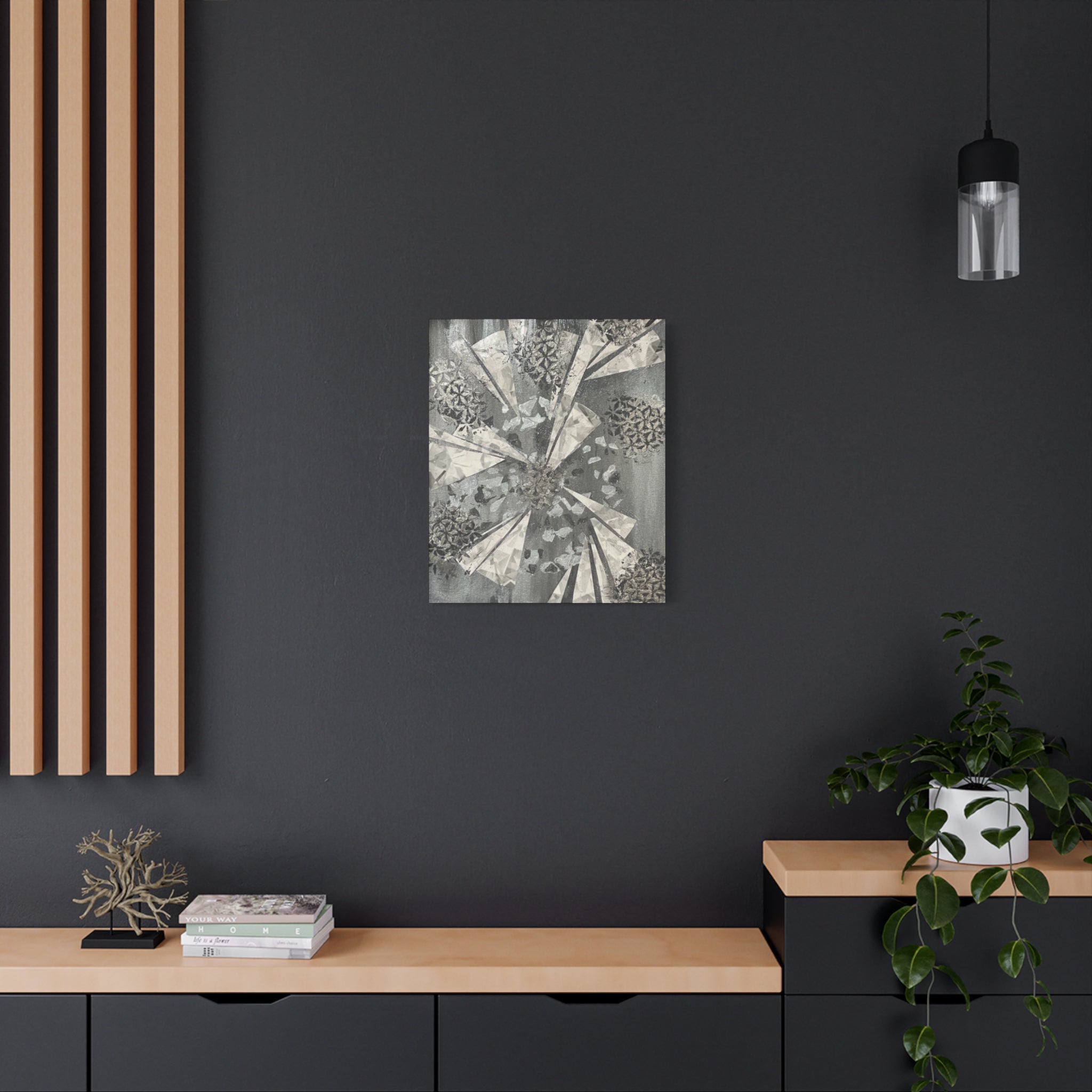 The Shattered Diamond — Canvas Print