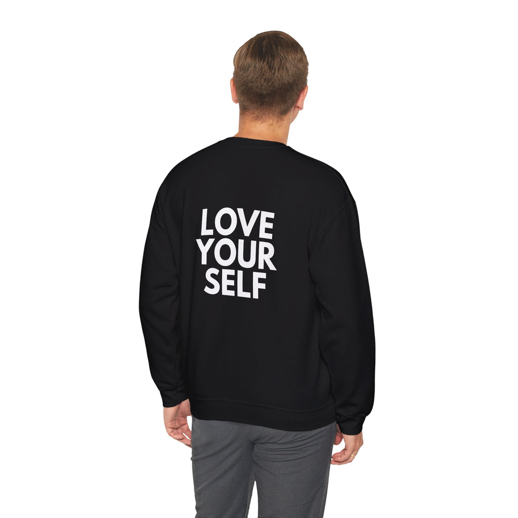 Artistic Love Yourself Crewneck Sweatshirt