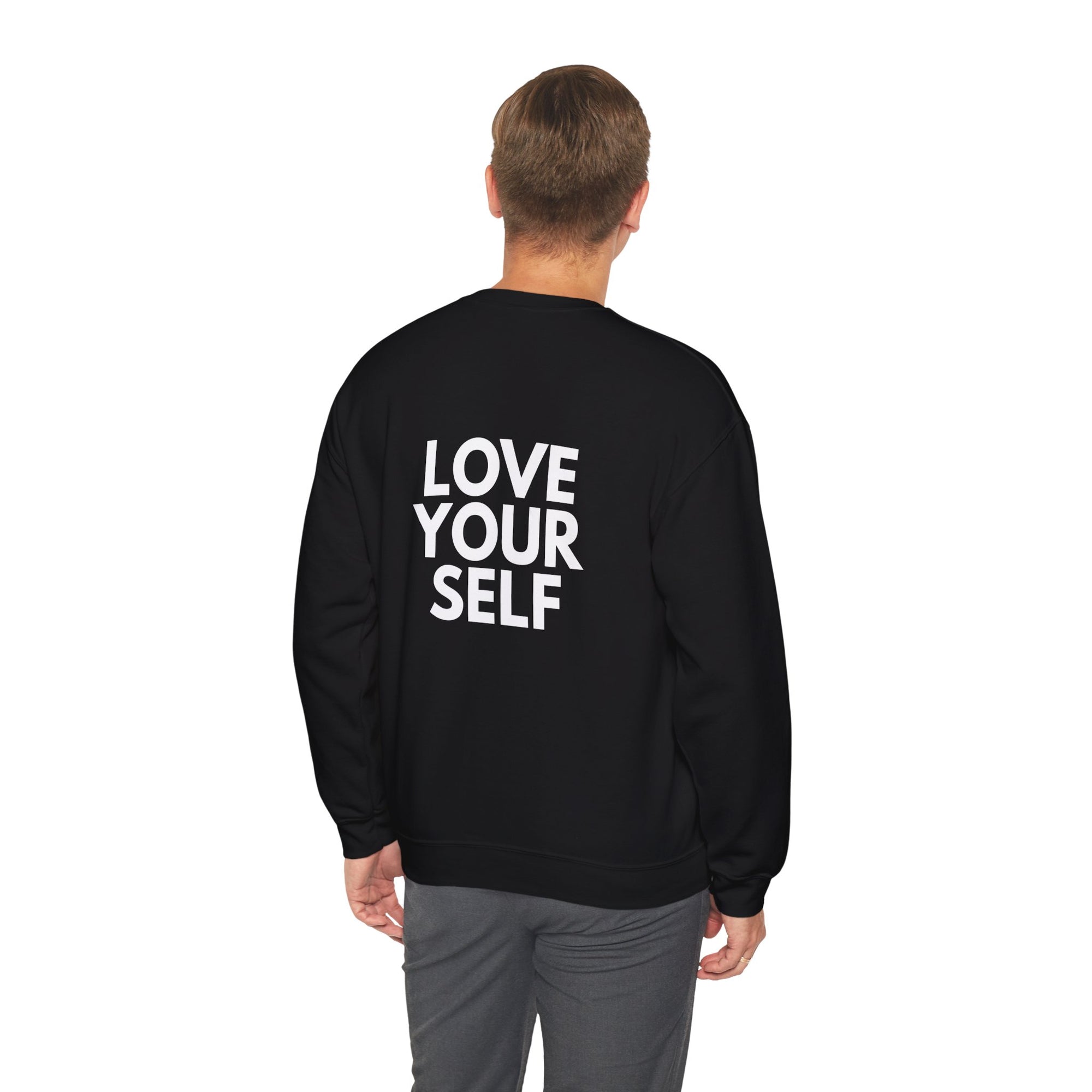 Artistic Love Yourself Crewneck Sweatshirt