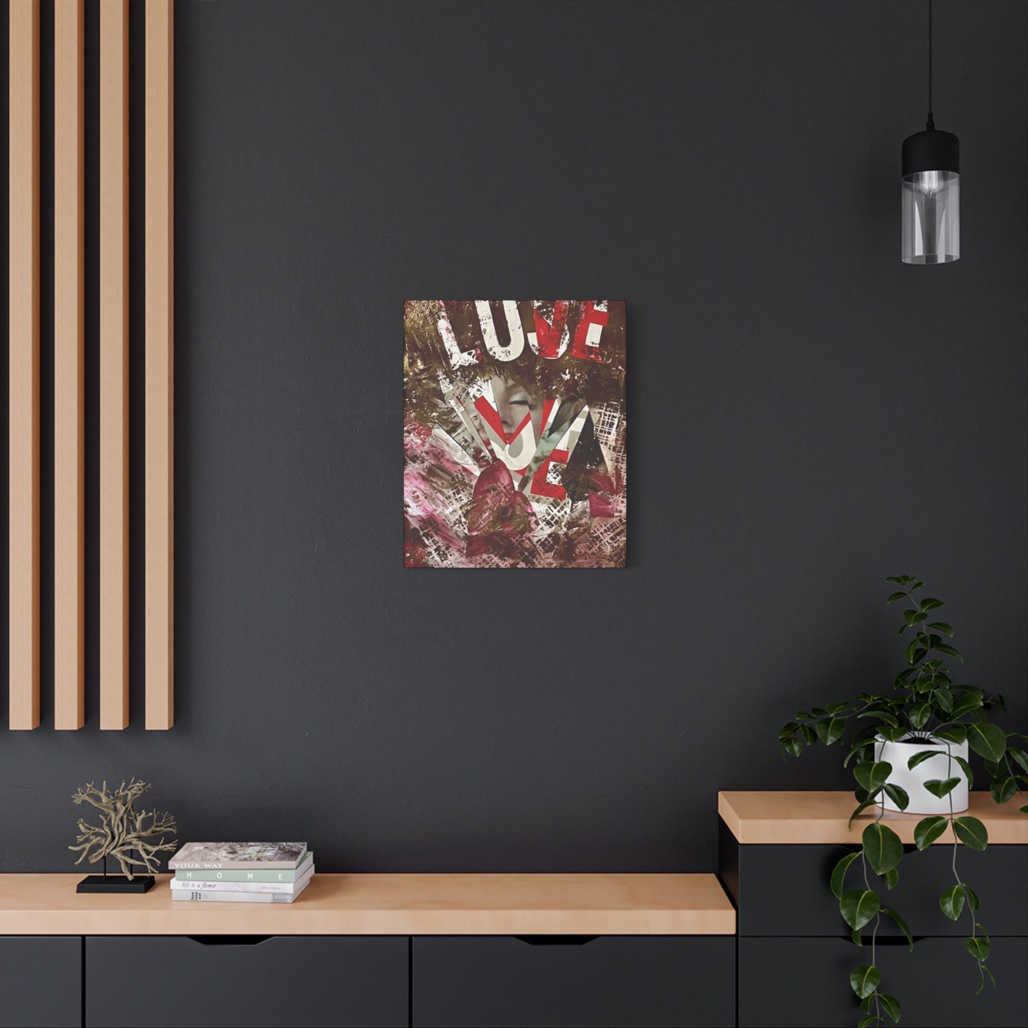 Love vs Lust — Canvas Print
