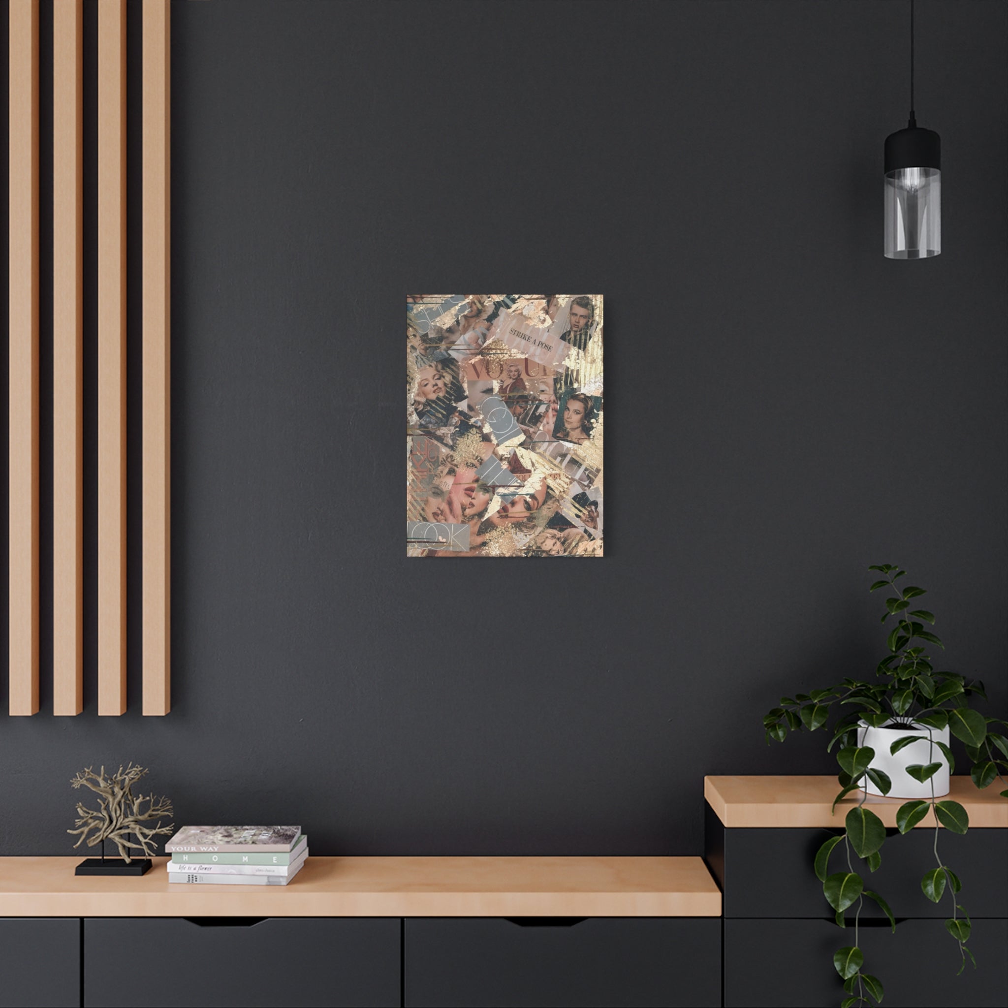 Gold Dust on Borrowed Icons  — Canvas Print