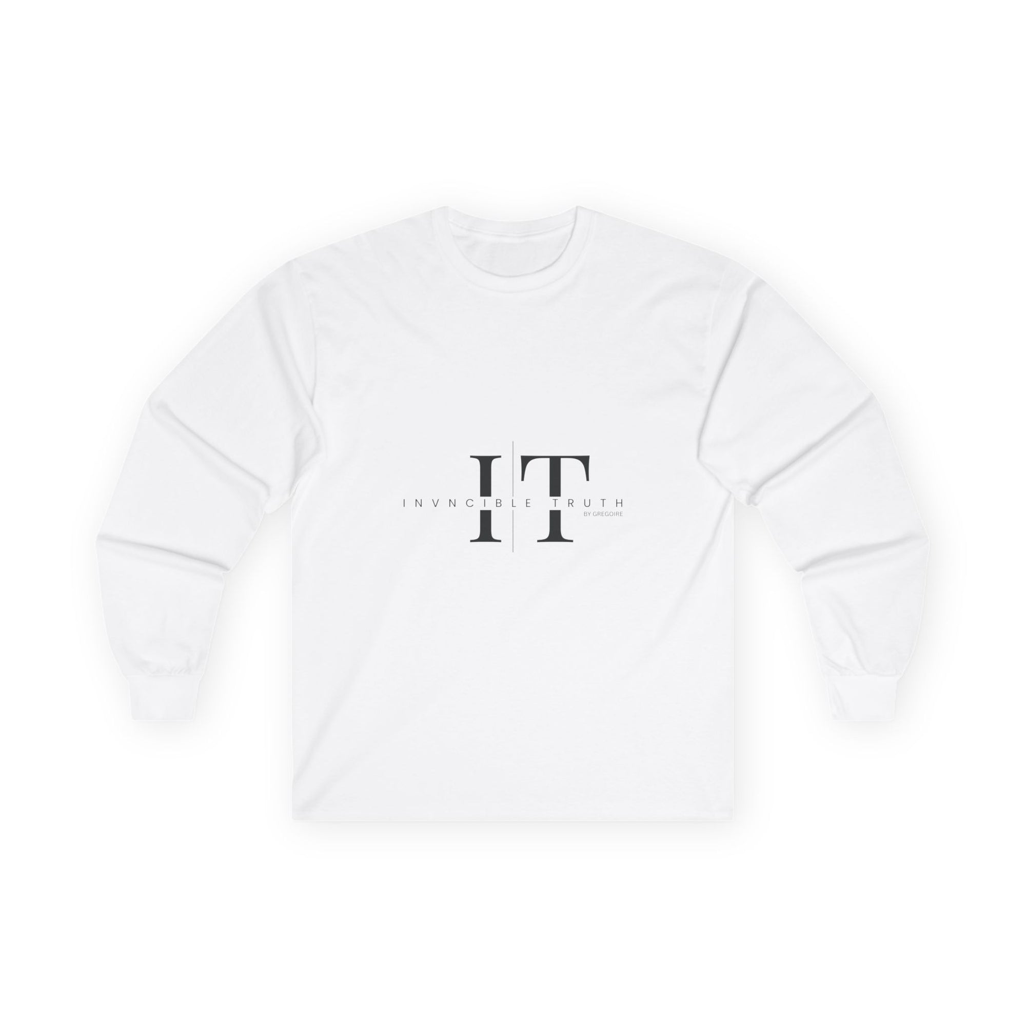 Invincible Truth Logo Long Sleeve T-Shirt – Unisex Ultra Cotton Tee | Minimalist Motivational Apparel | Inspirational Gift for Men & Women