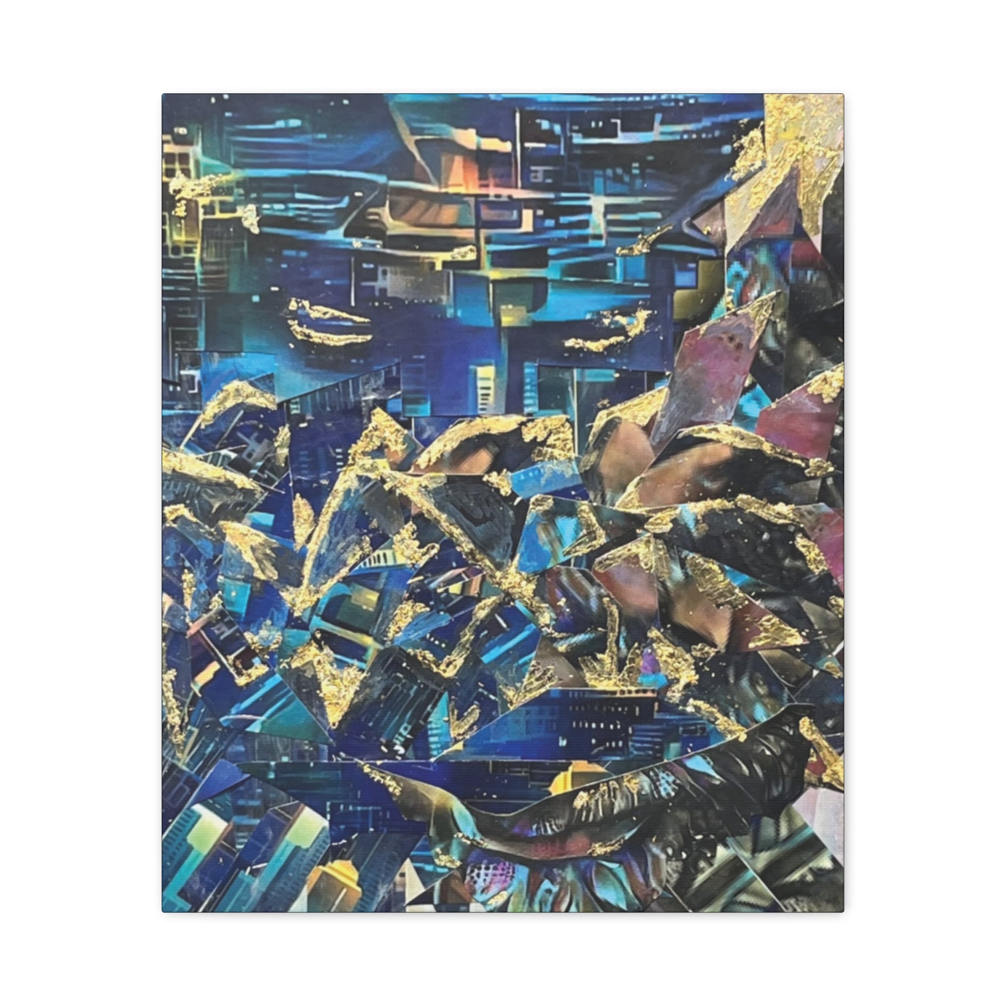 Golden Crown for Those Unseen — Canvas Print