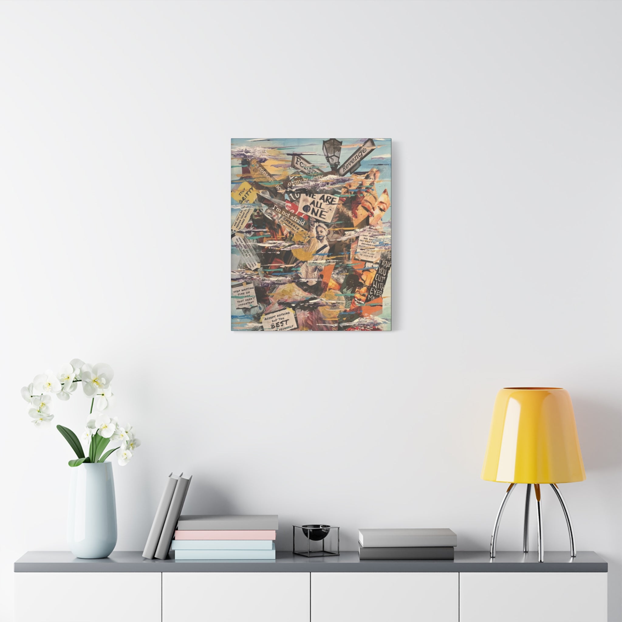 Justice vs Revenge  — Canvas Print