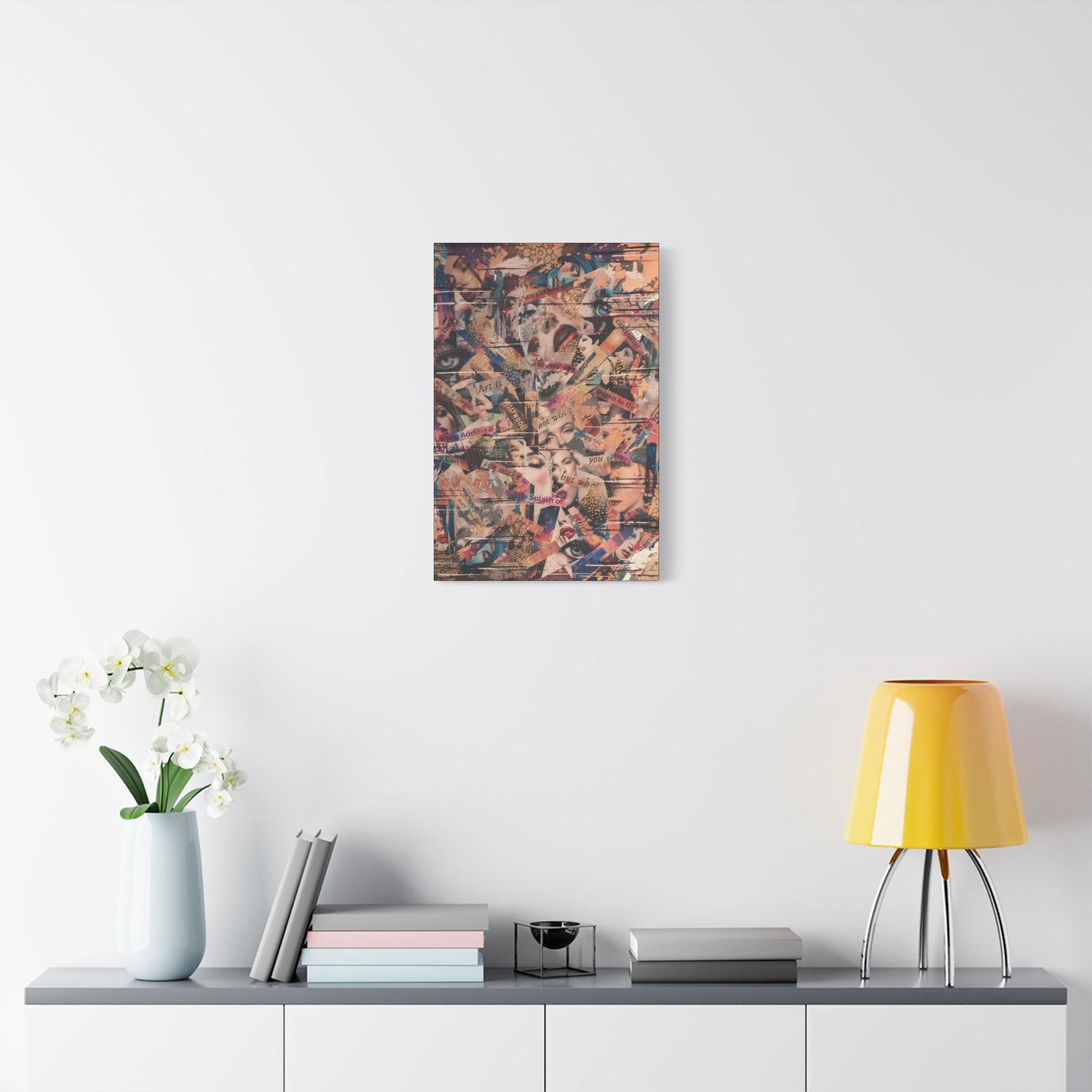 The Chorus of Borrowed Faces  — Canvas Print