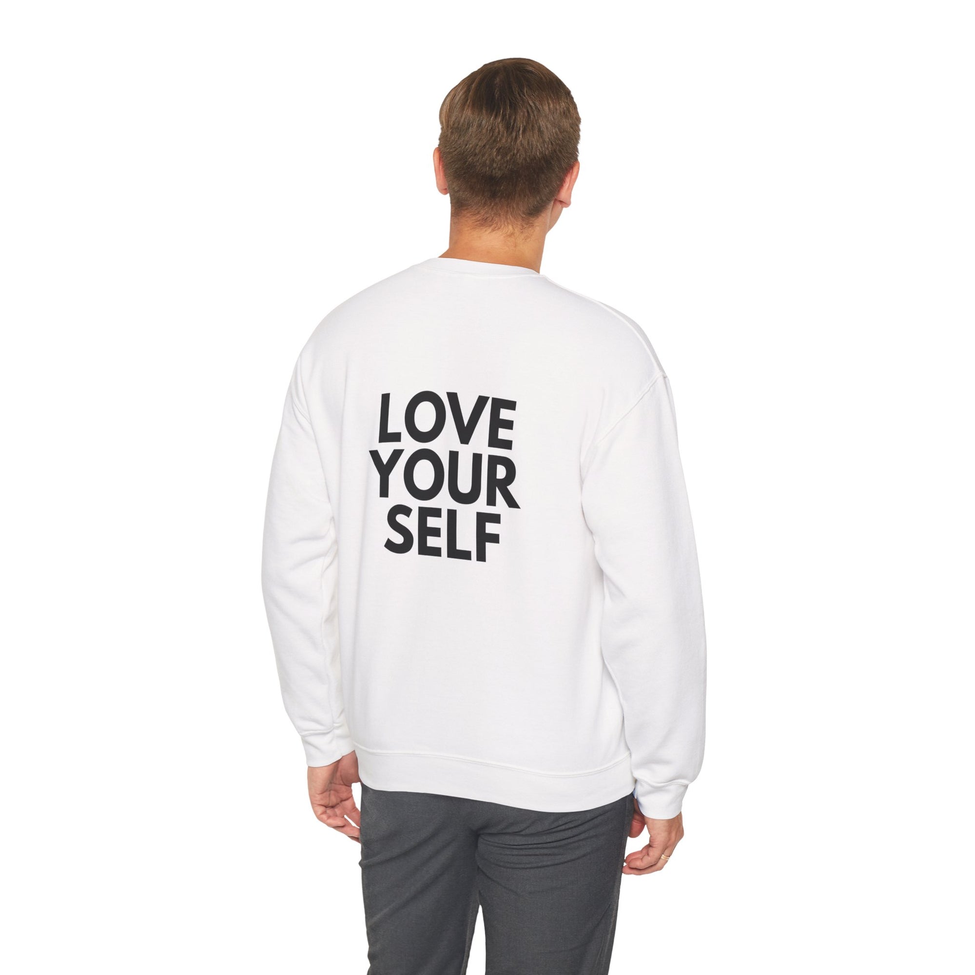 Artistic Love Yourself Crewneck Sweatshirt