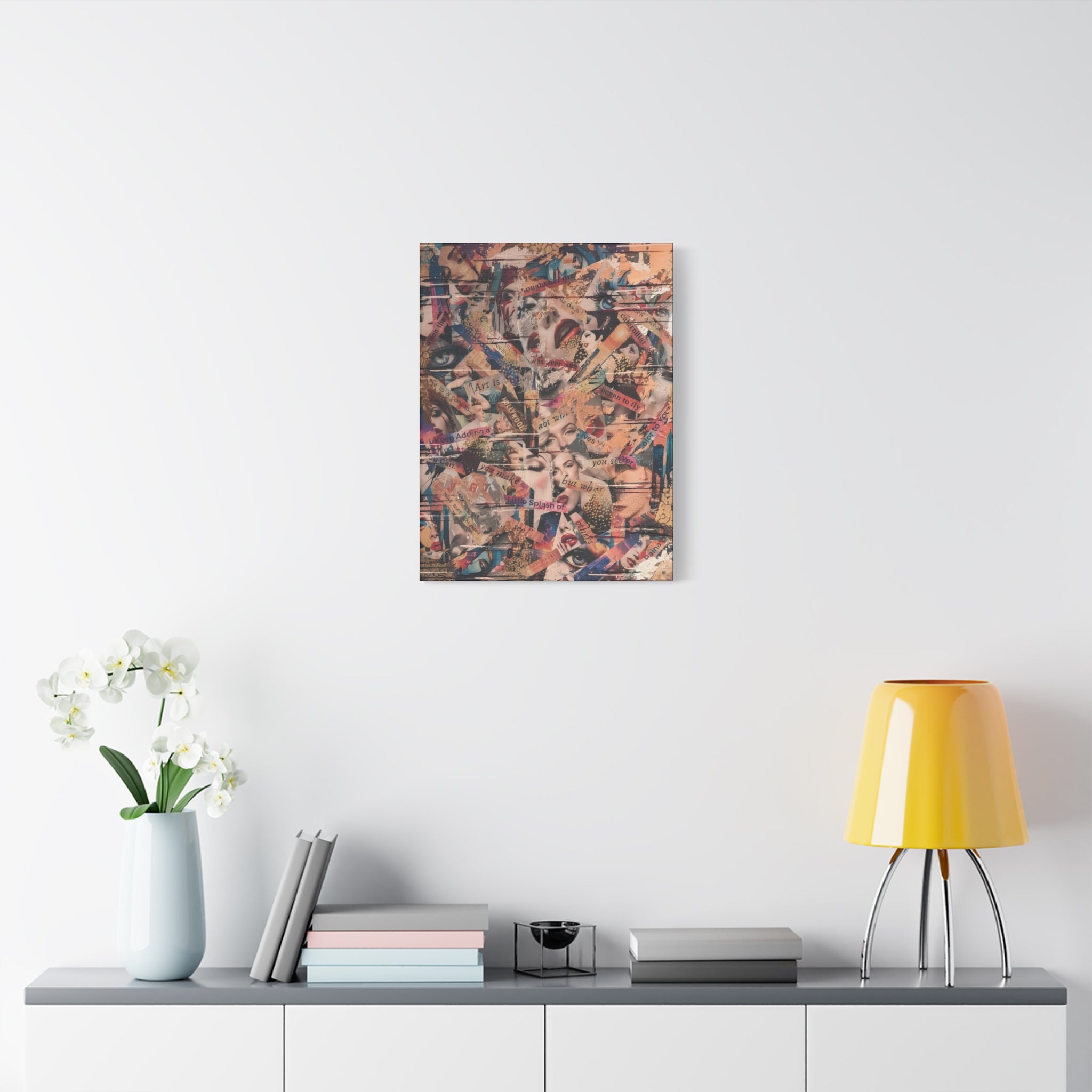 The Chorus of Borrowed Faces  — Canvas Print