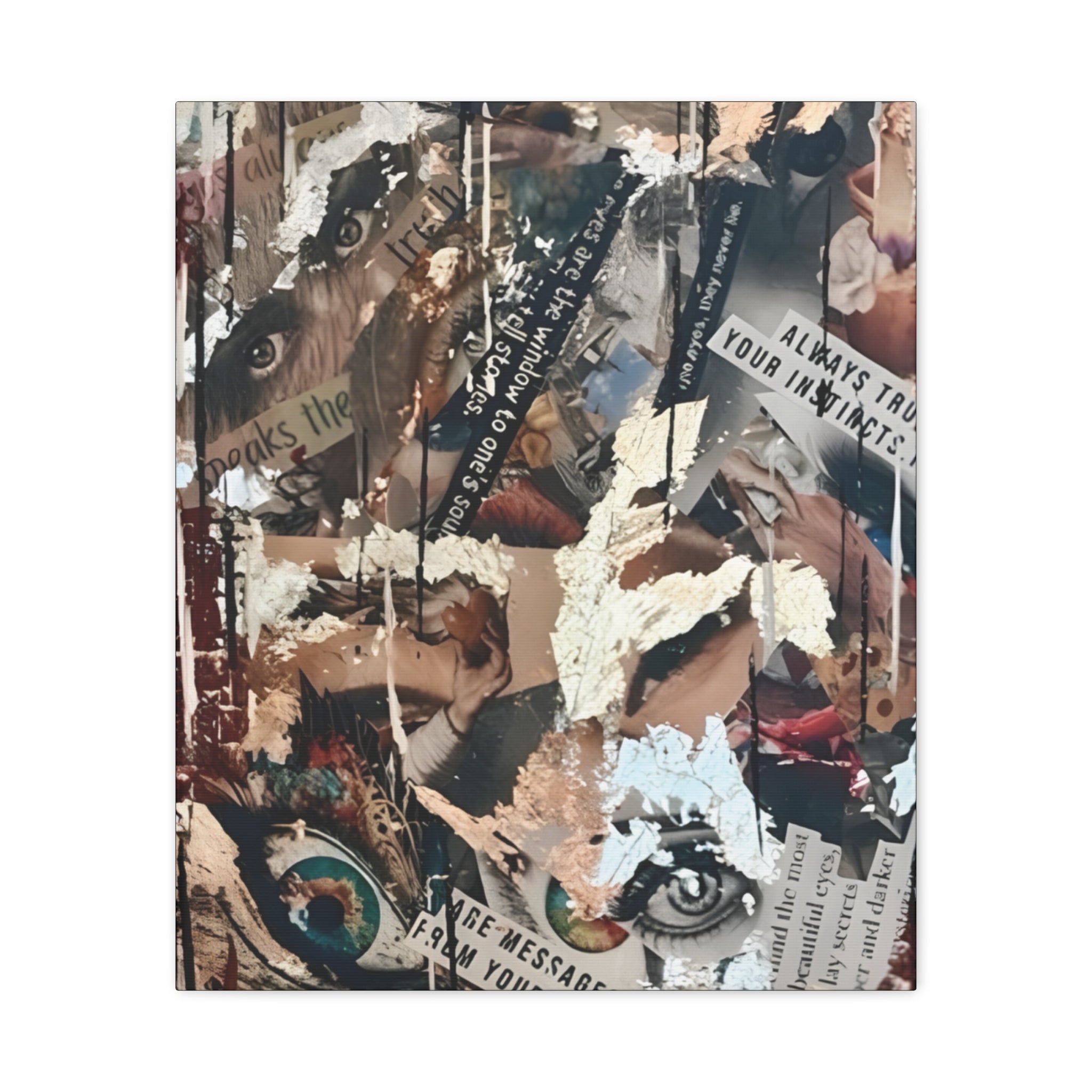 Crown in the Fire: The Multiplicity of Becoming  — Canvas Print