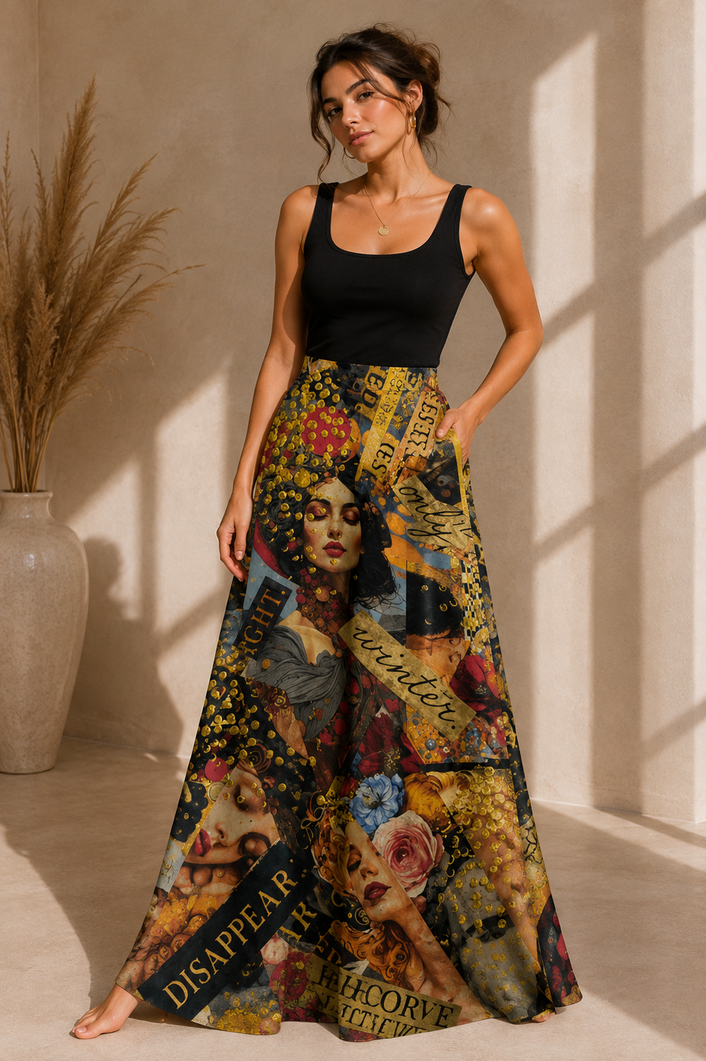 What Memory Refused to Bury Stella Satin Skirt