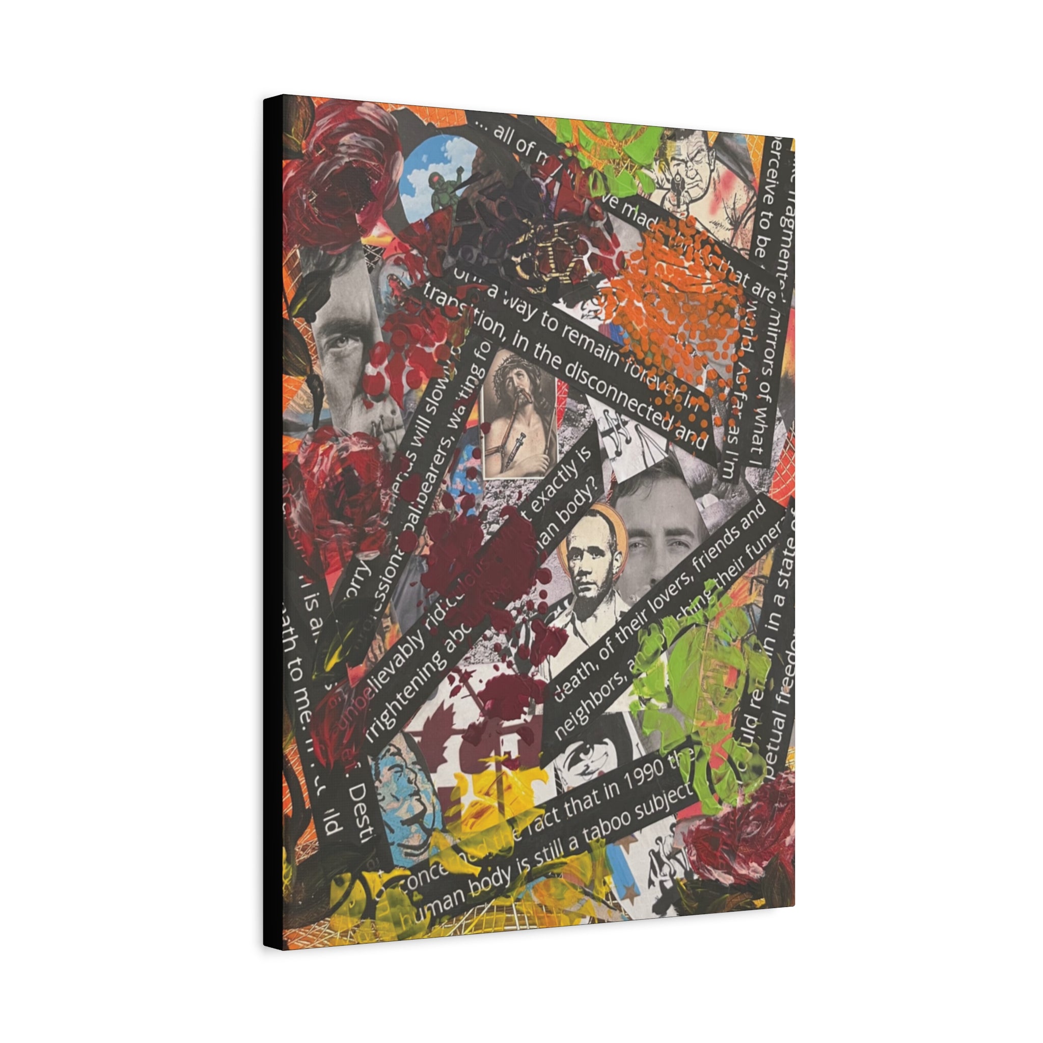 Portraits in  Layers of Defiance  — Canvas Print