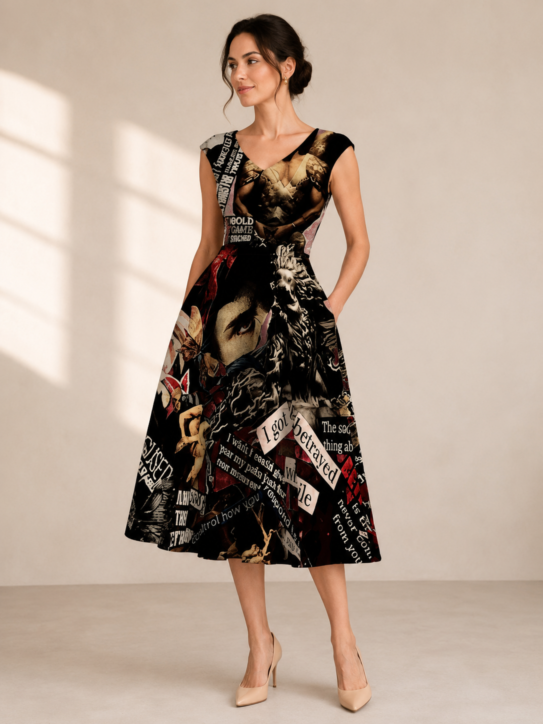 Betrayal Audrey Fit & Flare Midi Dress