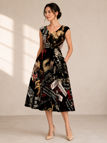 Betrayal Audrey Fit & Flare Midi Dress