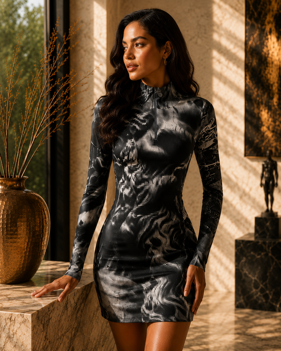Breaking the Glass Ceiling Victoire Black Dress