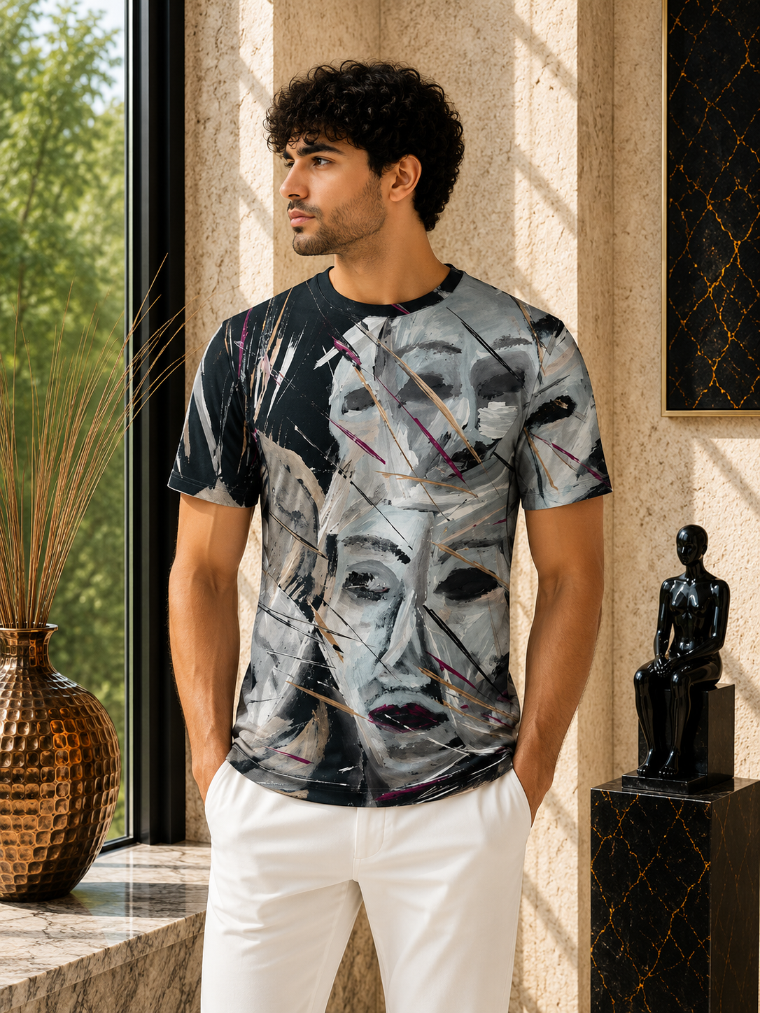 Faces of Unmasked Shadows Salvador Tee