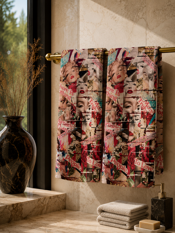 The Chorus of Borrowed Faces 2 Hannah Hand Towels (Pack of 2)