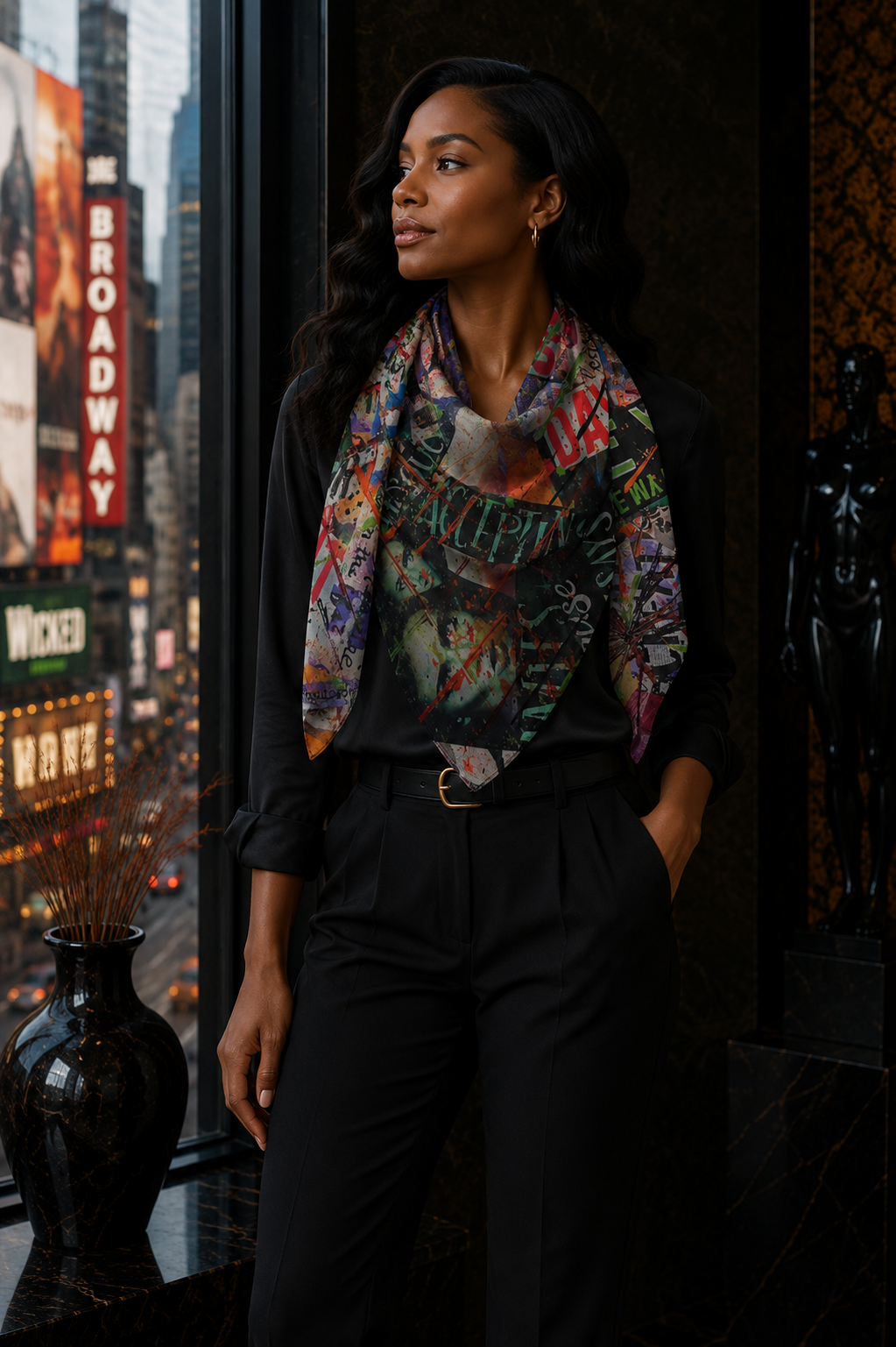 Broadway Memories Isabelle Chiffon Square