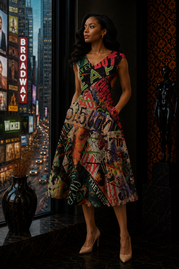 Broadway Memories Audrey Fit & Flare Midi Dress