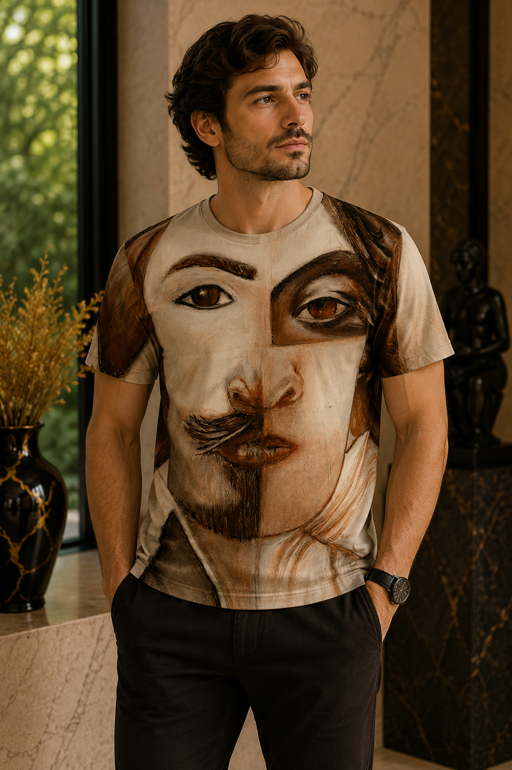 Caravaggio and I Salvador Tee