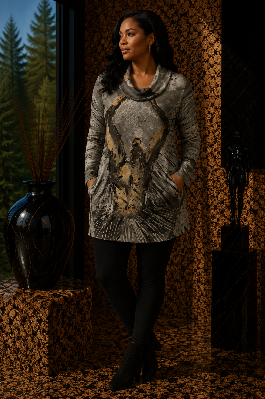 Ascension 2 Mia Tunic in Sweater Knit