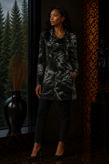 Breaking the Glass Ceiling Mia Tunic in Sweater Knit
