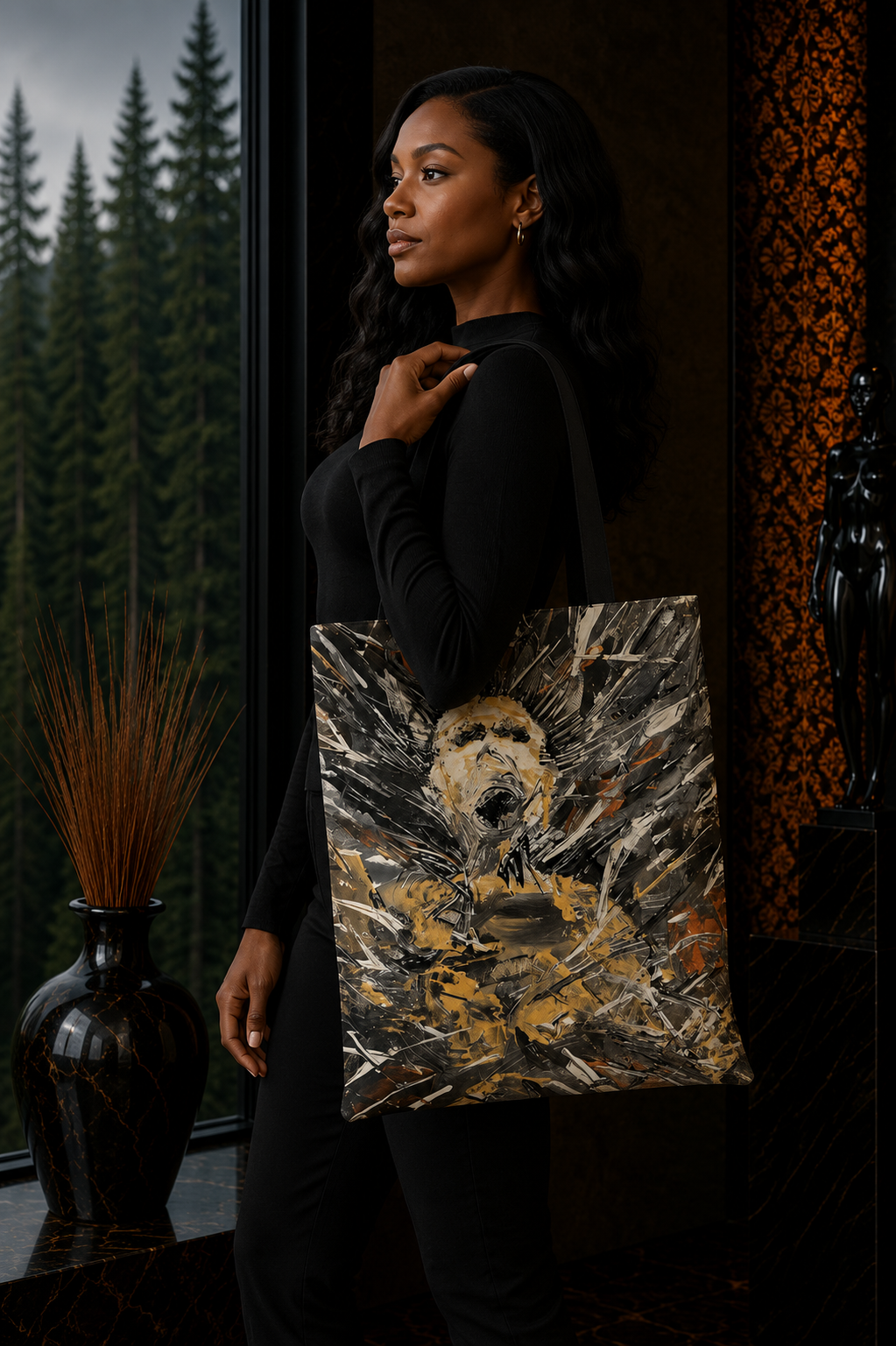 Breaking Through Maxime Canvas Tote